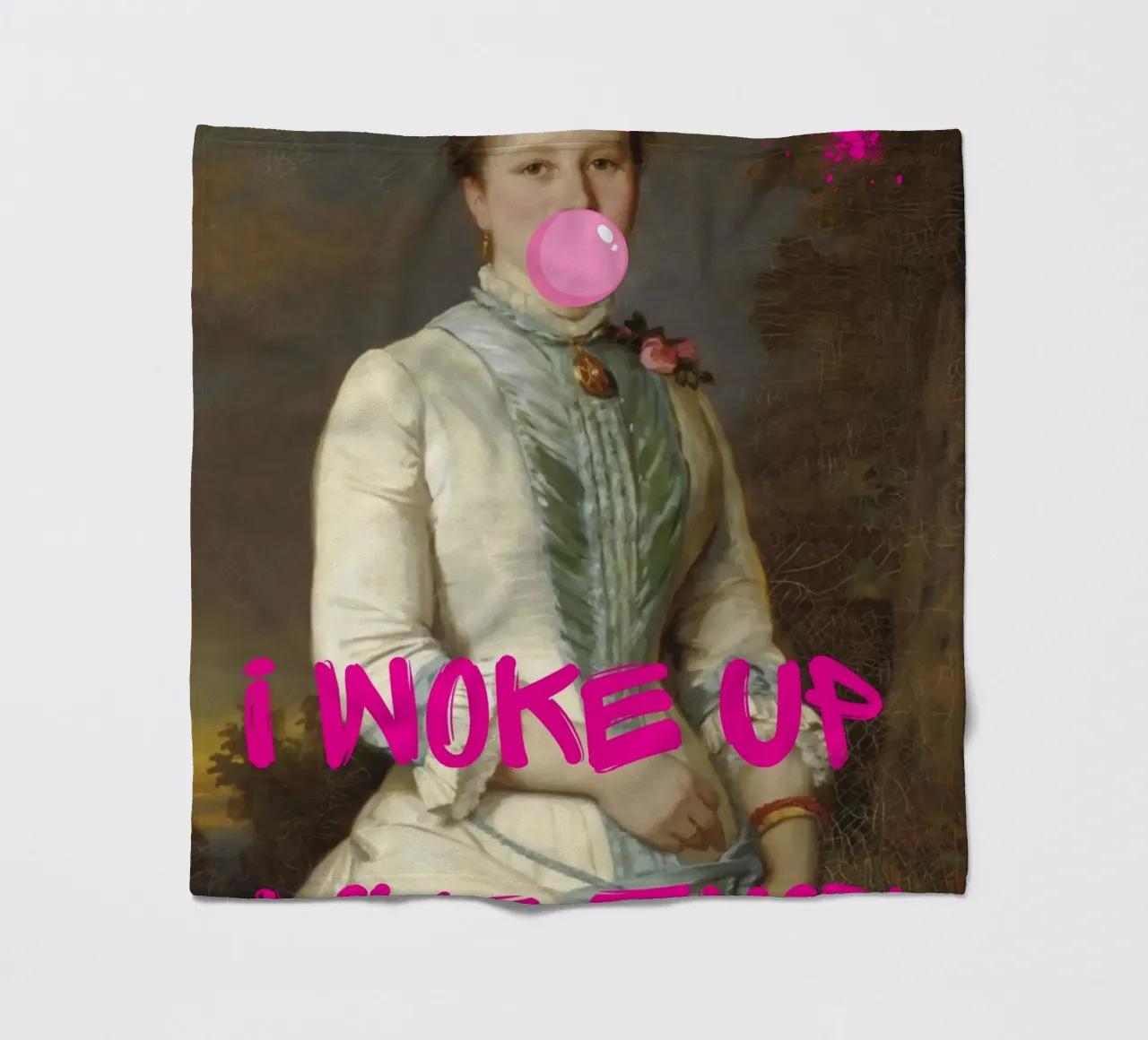 "Woke Up Like This" - Pop Art, Remix classico, Umoristico, Tren coperta in pile da NorwesClub
