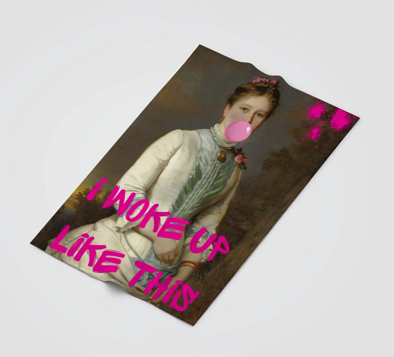 "Woke Up Like This" - Pop Art, Remix classico, Umoristico, Tren coperta in pile da NorwesClub