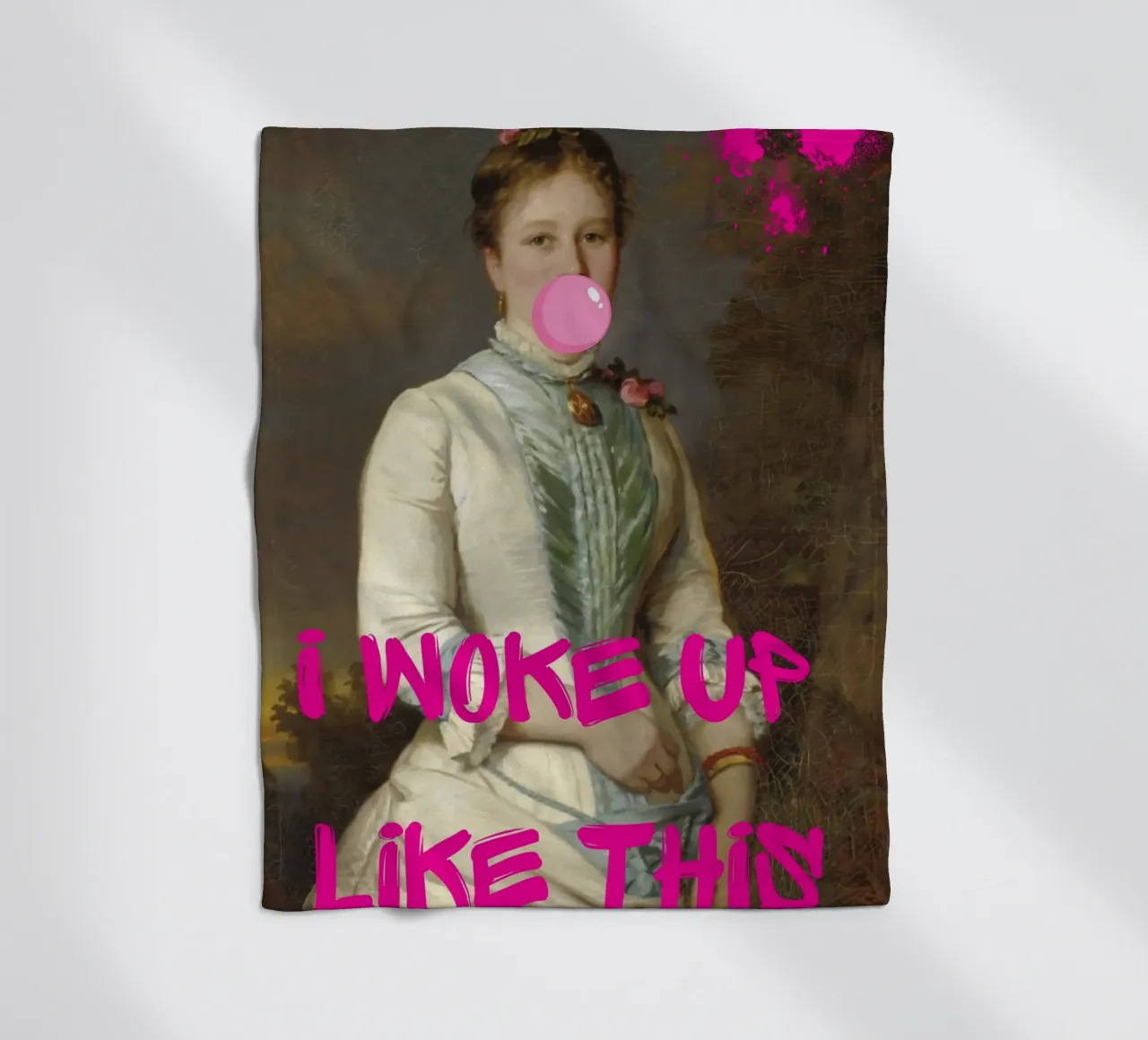 "Woke Up Like This" - Pop Art, Remix classico, Umoristico, Tren coperta in pile da NorwesClub