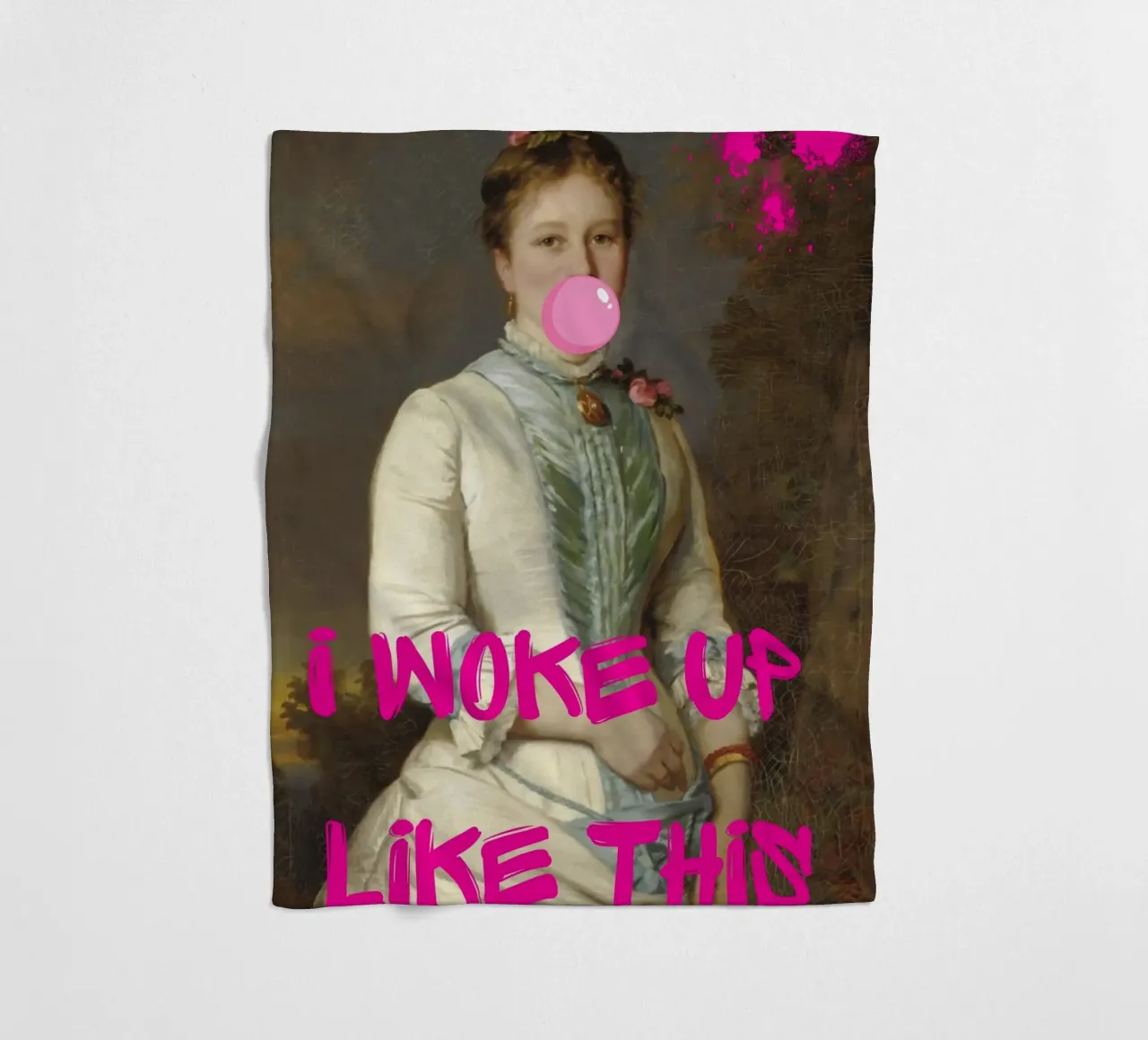 "Woke Up Like This" - Pop Art, Remix classico, Umoristico, Tren coperta in pile da NorwesClub