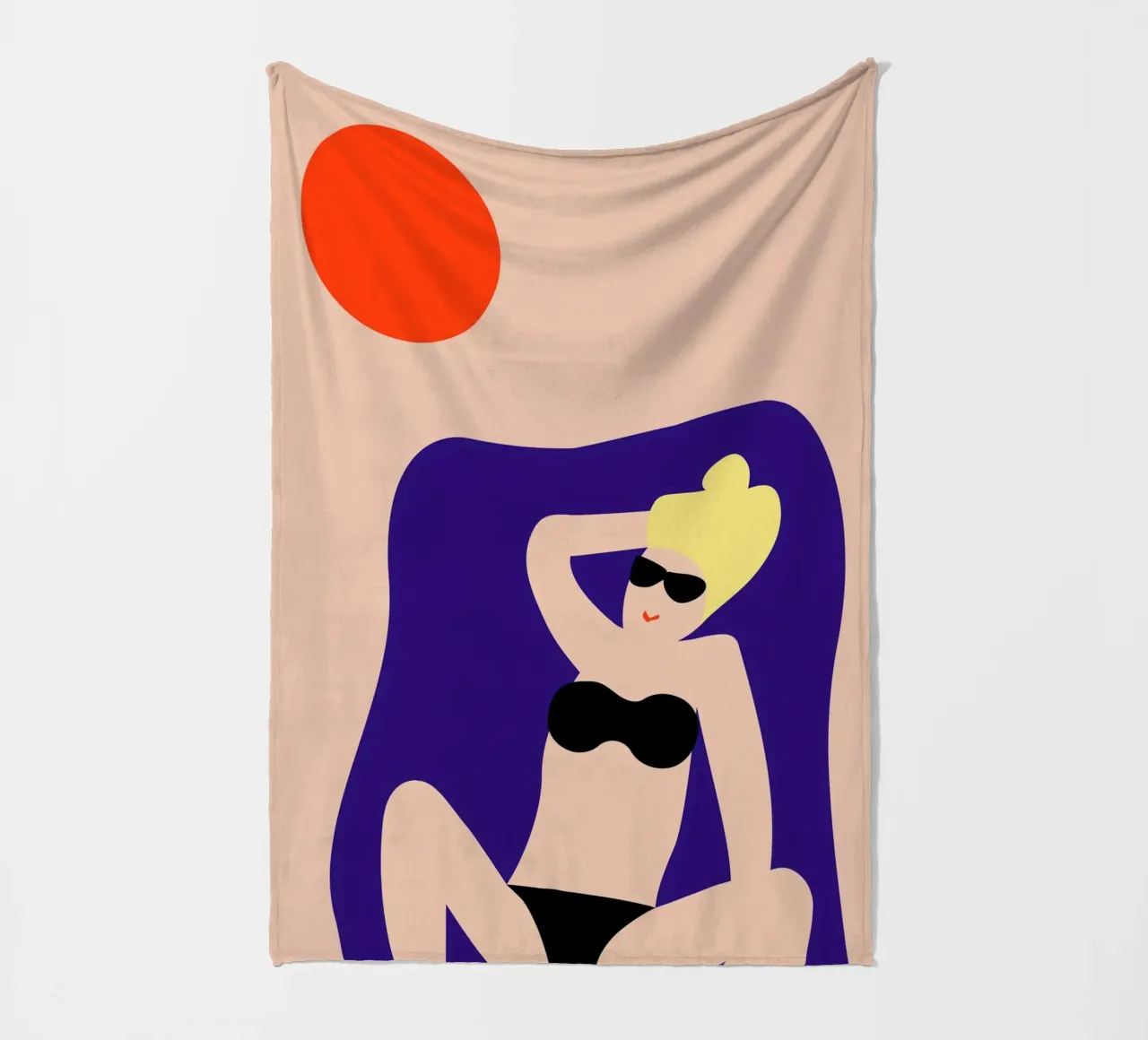 sunbath. coperta in pile da FRICKE DESIGN