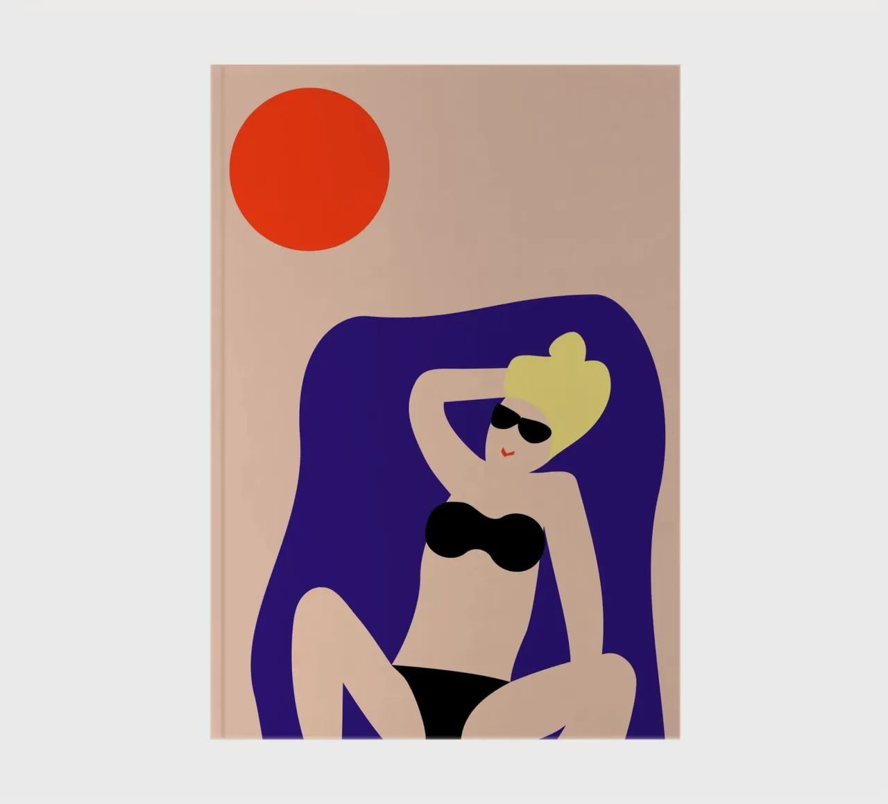 sunbath. notebook by FRICKE DESIGN