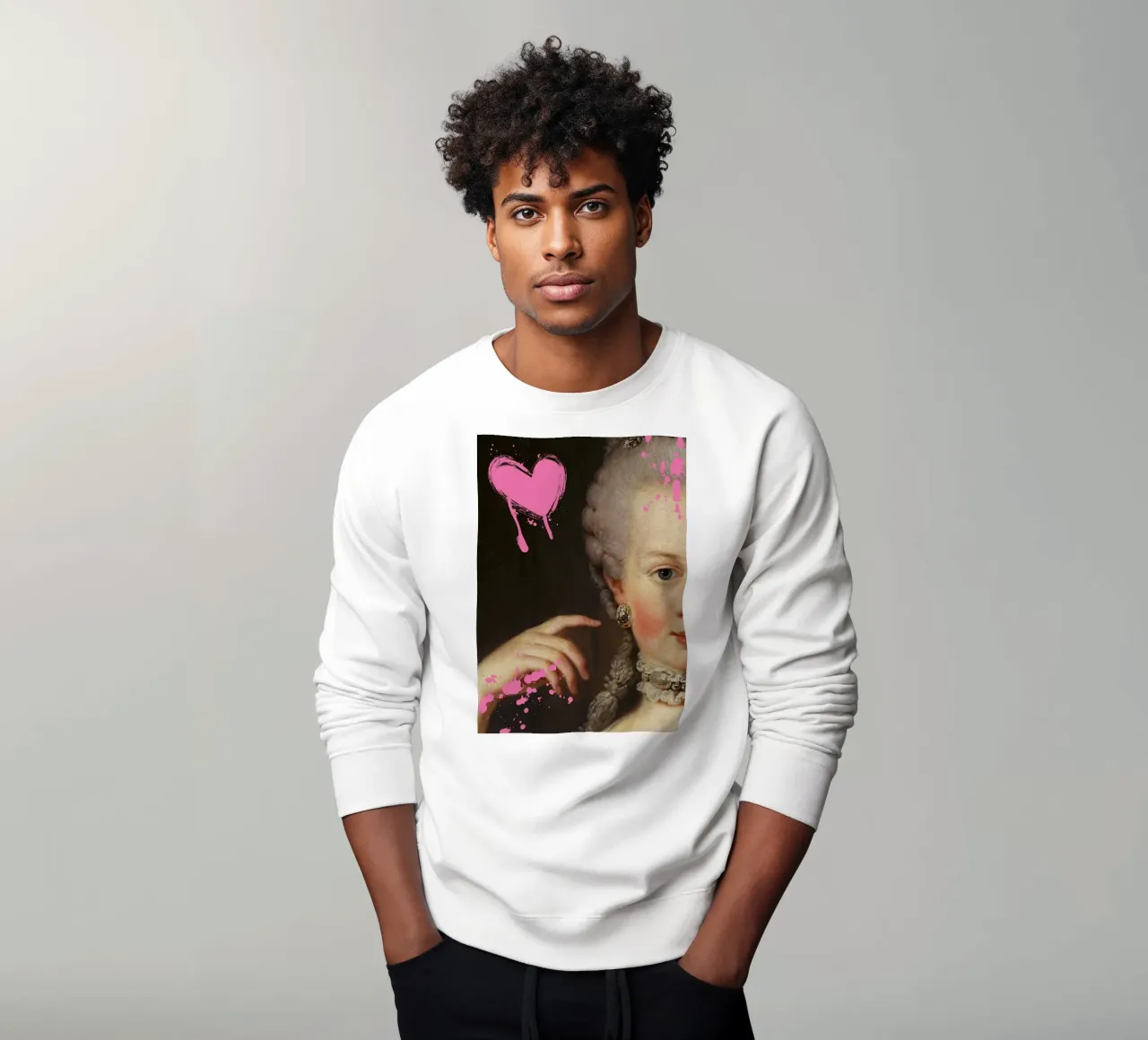 "Il cuore di Marie" - Pop Art, Remix classico, Amore, Rosa spigoloso felpa da NorwesClub