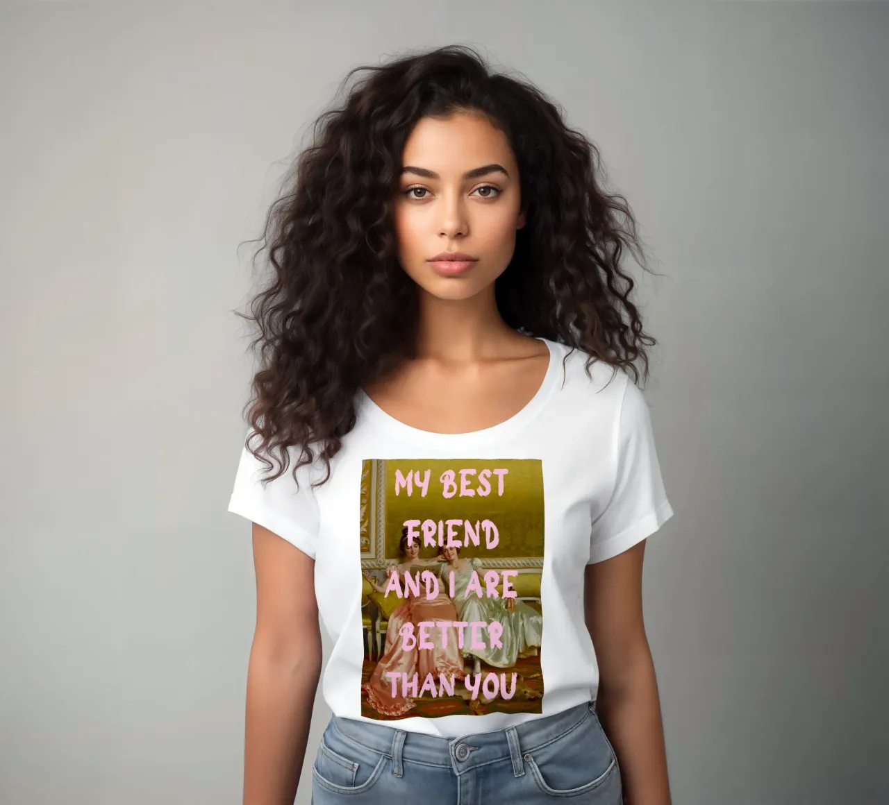 "Better Than You" - Pop Art, Remix classico, Umoristico, Amico t-shirt da donna da NorwesClub