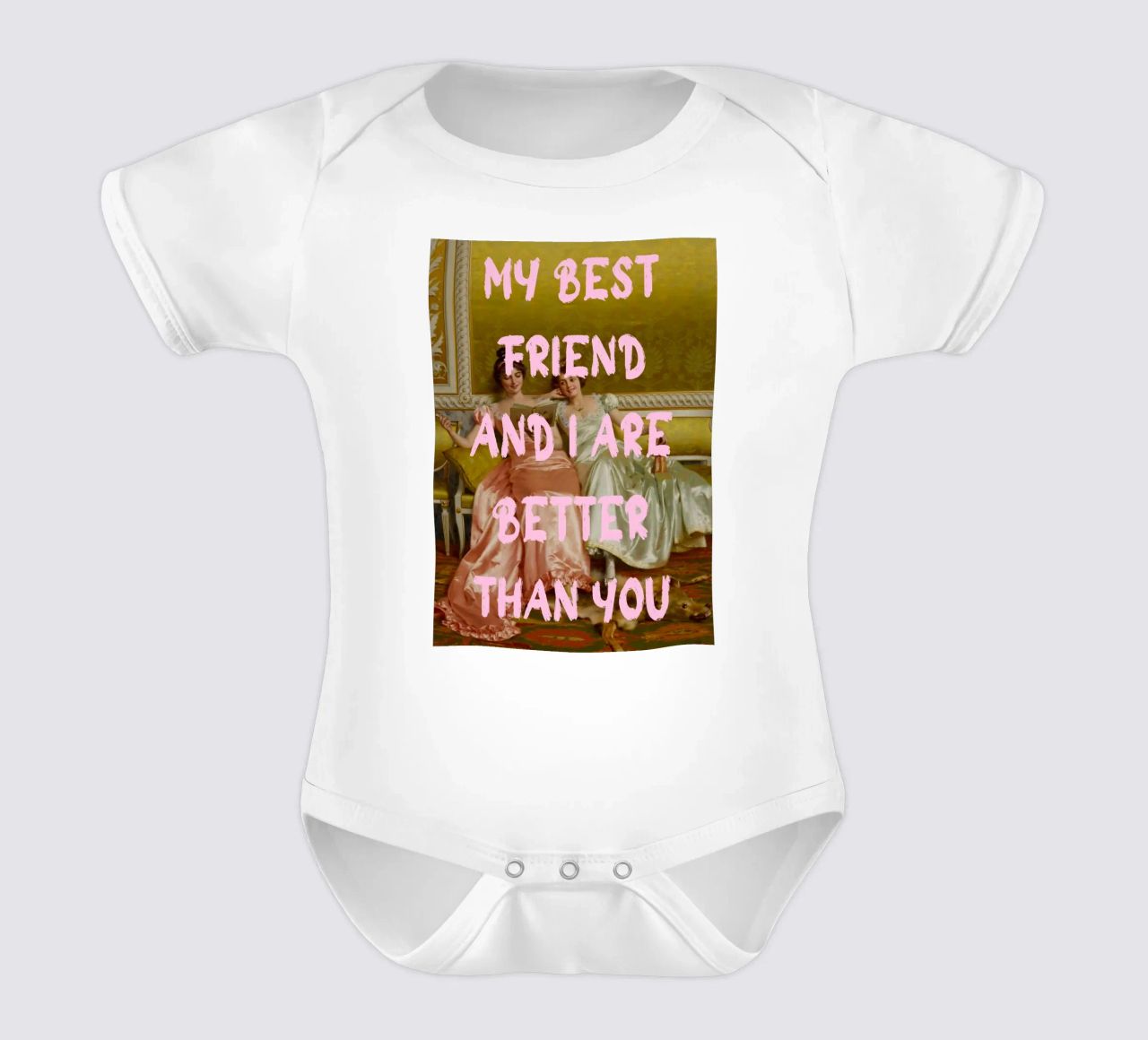 "Better Than You" - Pop Art, Remix classico, Umoristico, Amico body neonato maniche corte da NorwesClub