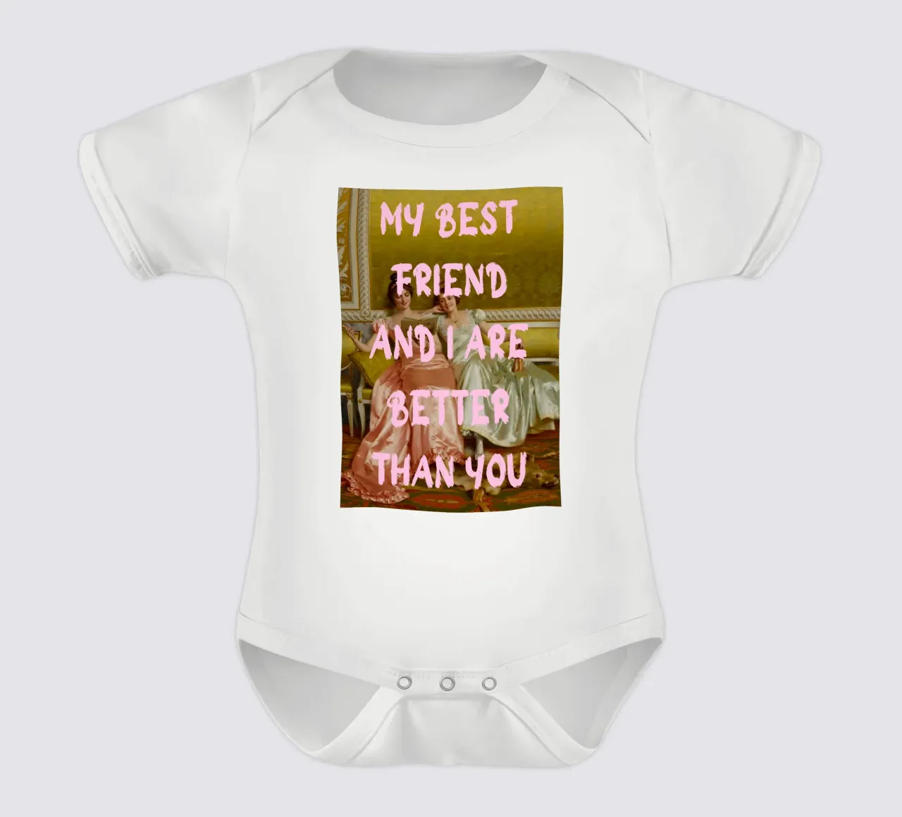 "Better Than You" - Pop Art, Remix classico, Umoristico, Amico body neonato maniche corte da NorwesClub