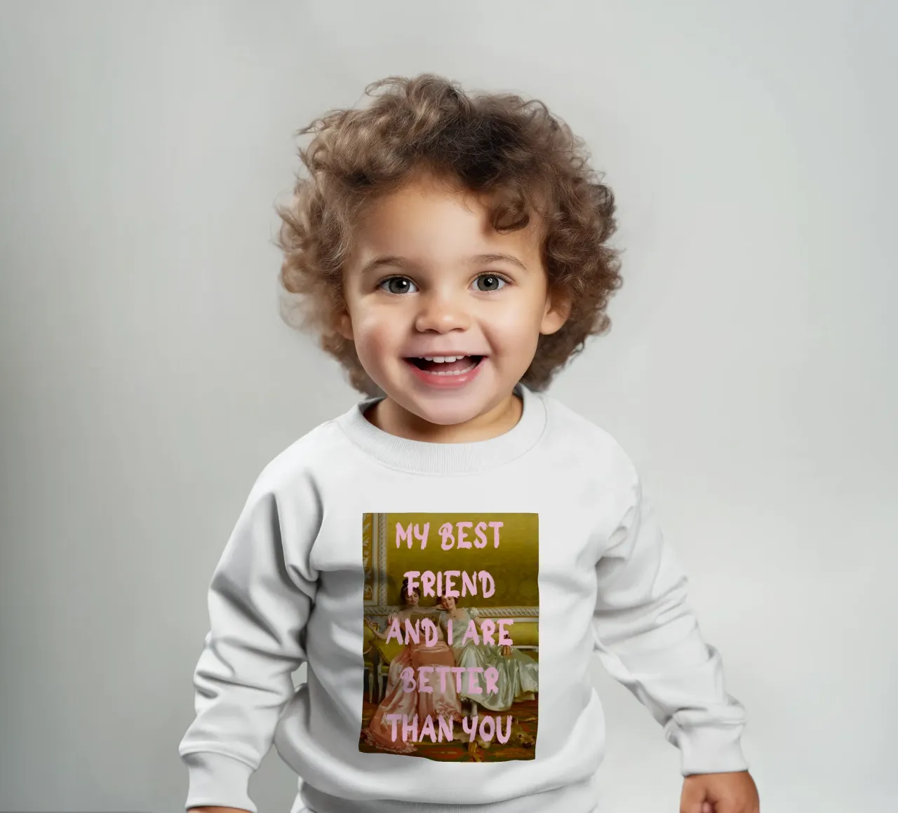 "Better Than You" - Pop-Art, klassischer Remix, humorvoll, Freund Baby Sweatshirt von NorwesClub