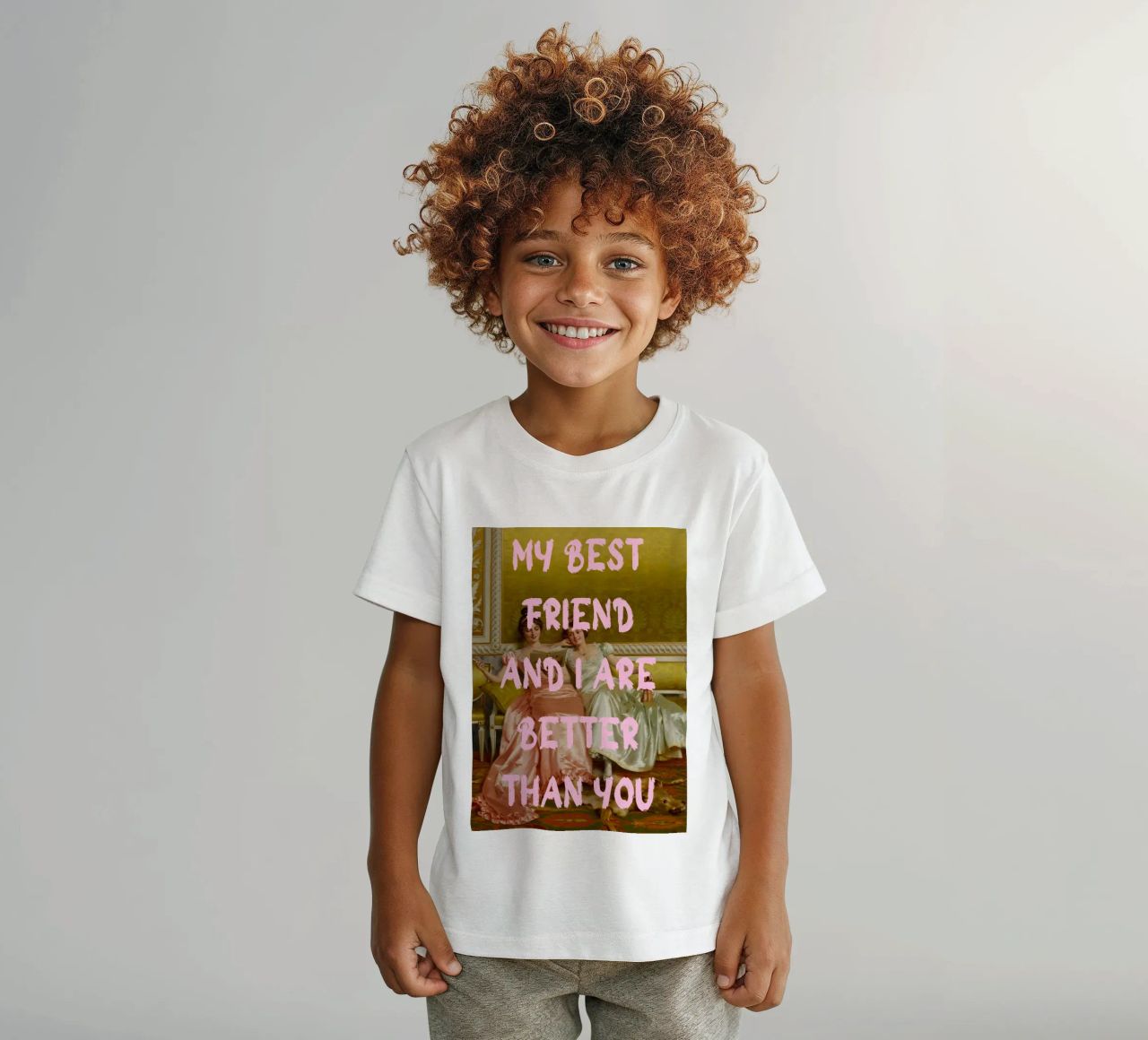 "Better Than You" - Pop Art, Remix classico, Umoristico, Amico t-shirt bambini da NorwesClub