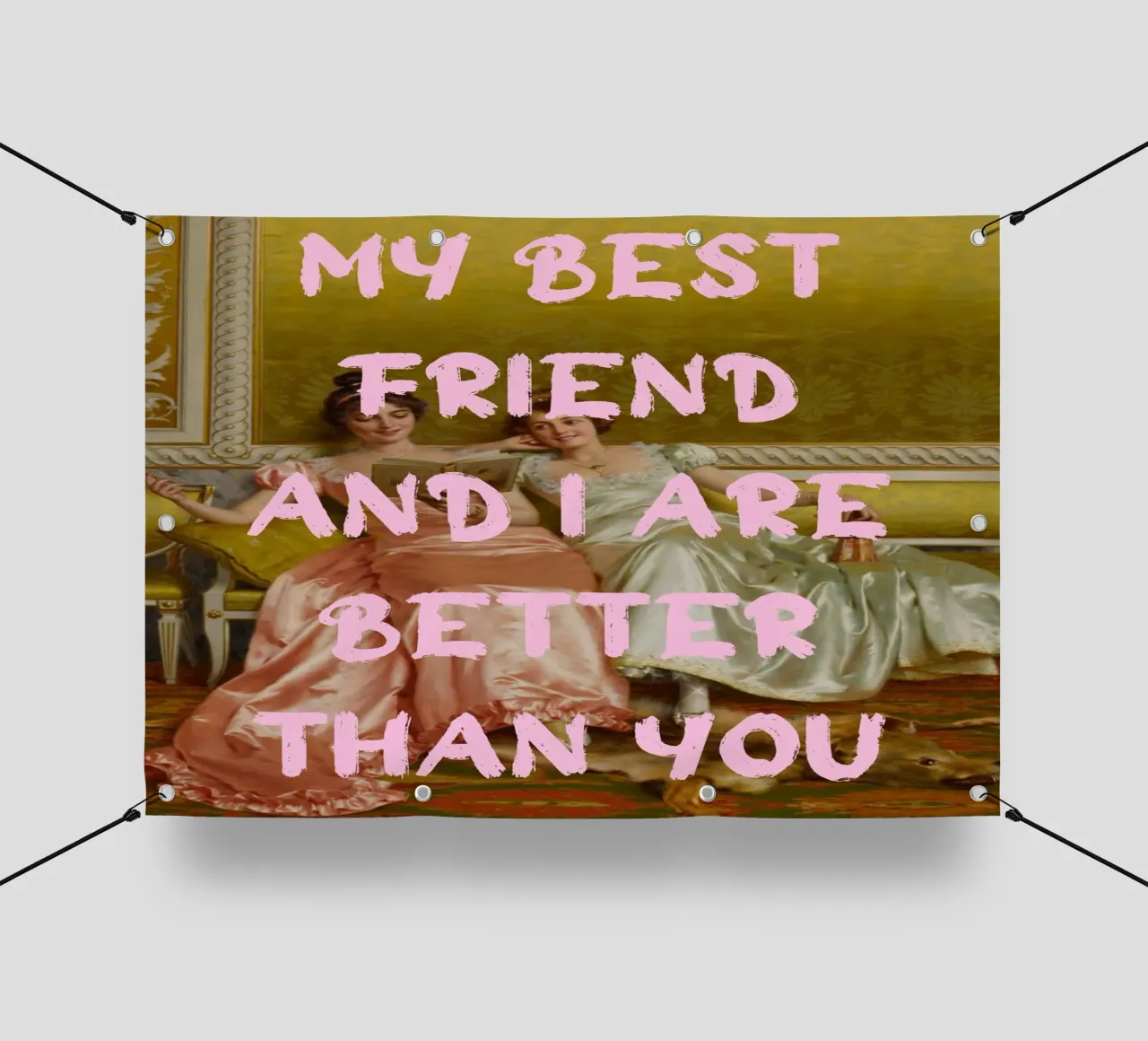 "Better Than You" - Pop Art, Remix classico, Umoristico, Amico telo in pvc da NorwesClub