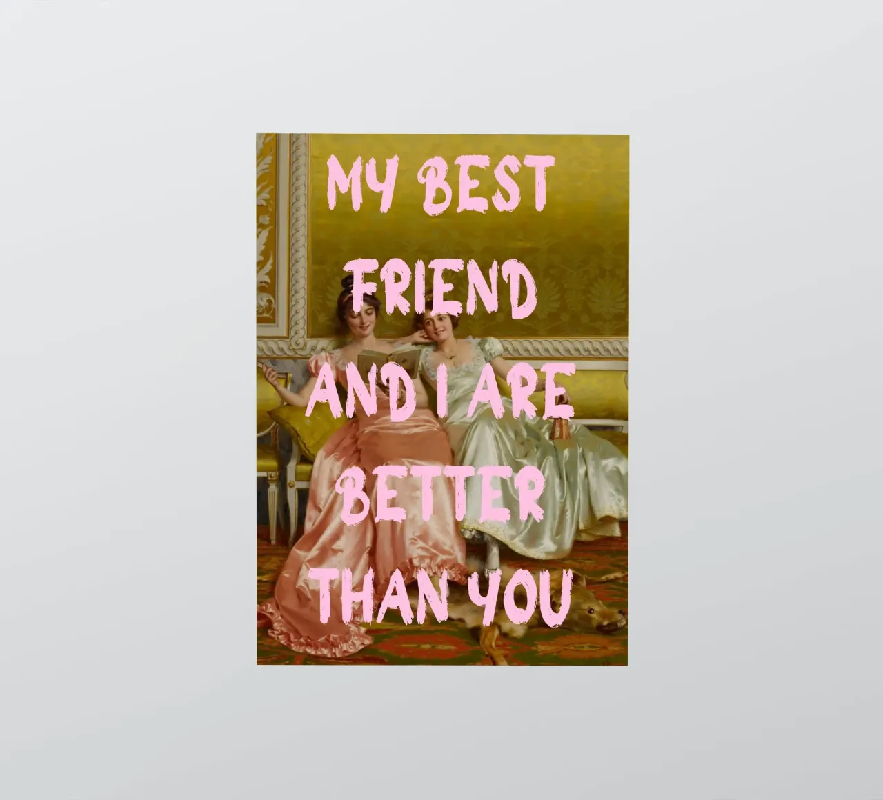 "Better Than You" - Pop Art, Remix classico, Umoristico, Amico adesivo da NorwesClub