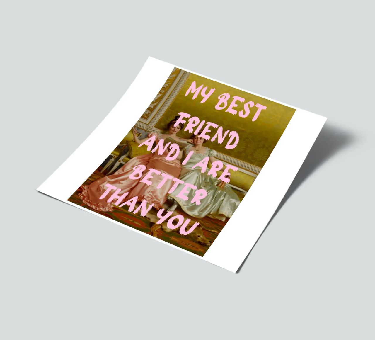 "Better Than You" - Pop Art, Remix classico, Umoristico, Amico foglio adesivo da NorwesClub