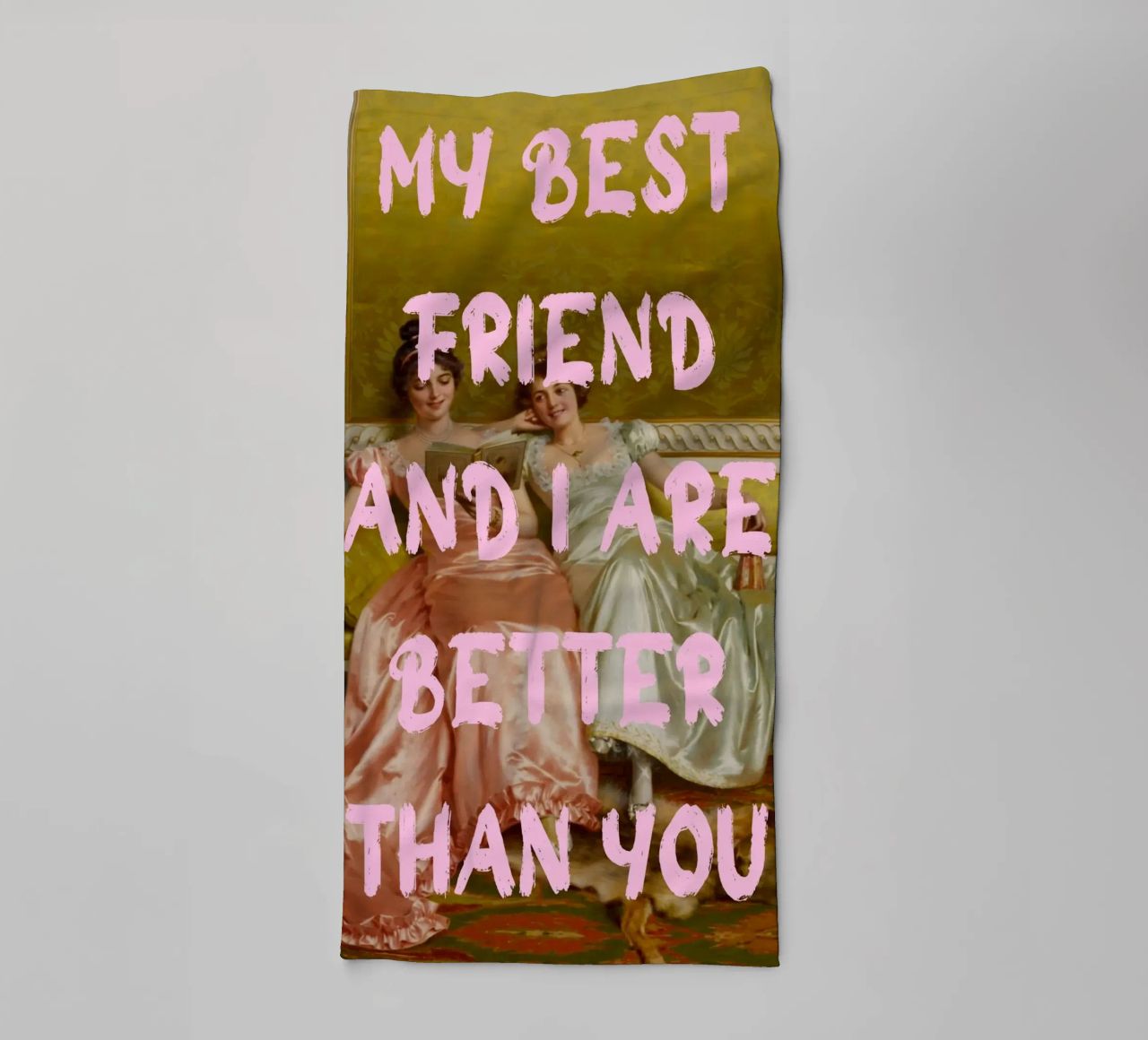 "Better Than You" - Pop Art, Remix classico, Umoristico, Amico asciugamano da bagno da NorwesClub
