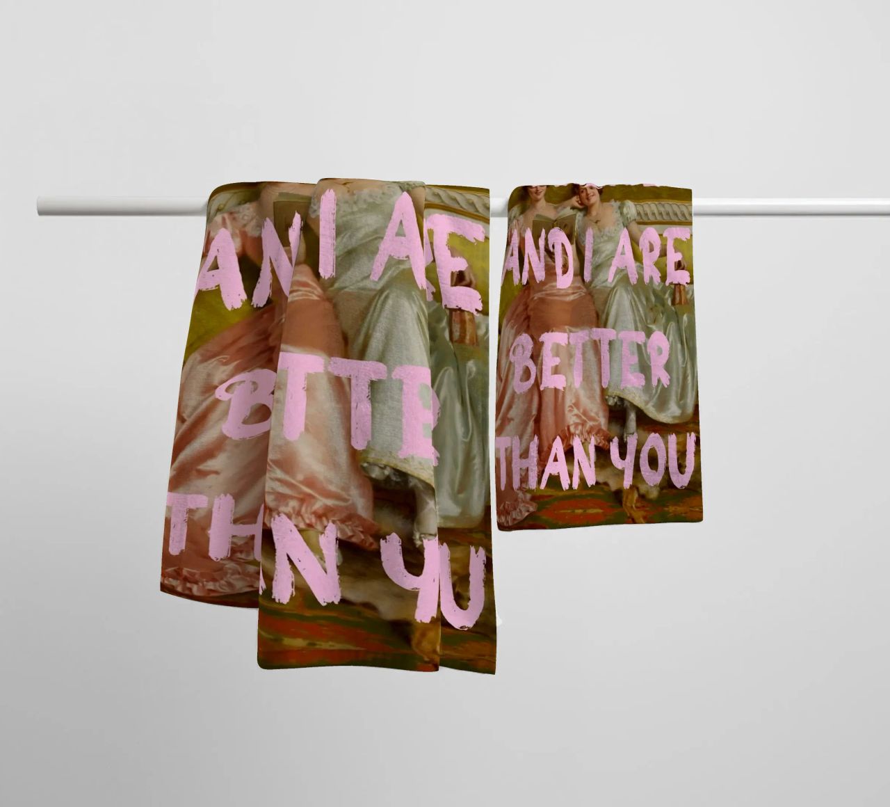 "Better Than You" - Pop Art, Remix classico, Umoristico, Amico asciugamano da bagno da NorwesClub