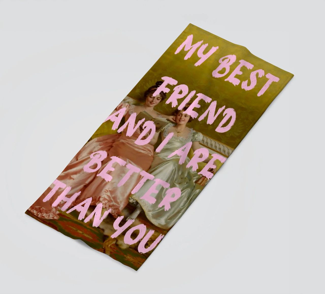 "Better Than You" - Pop Art, Remix classico, Umoristico, Amico telo mare da NorwesClub