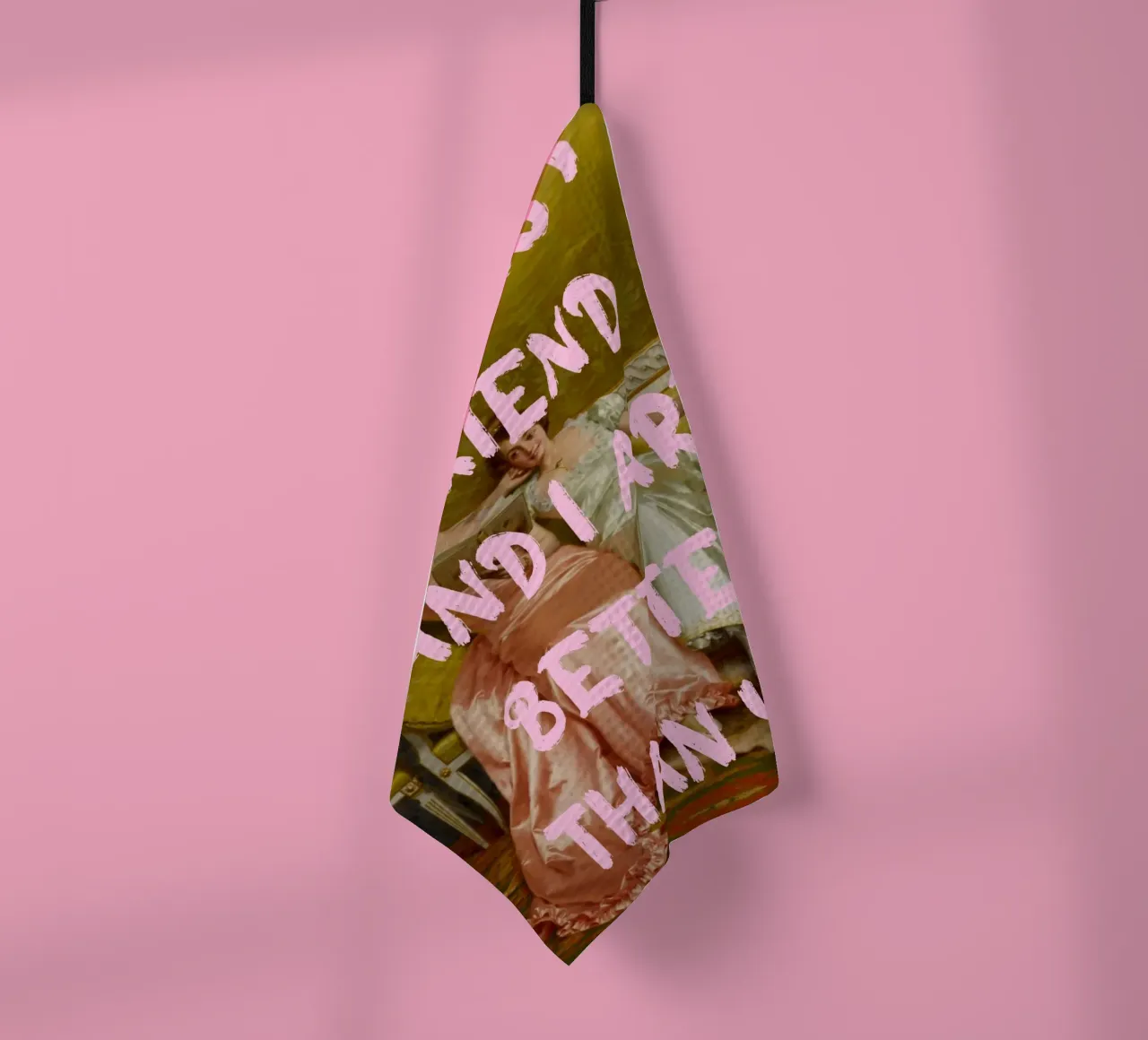 "Better Than You" - Pop Art, Remix classico, Umoristico, Amico canovaccio da cucina da NorwesClub