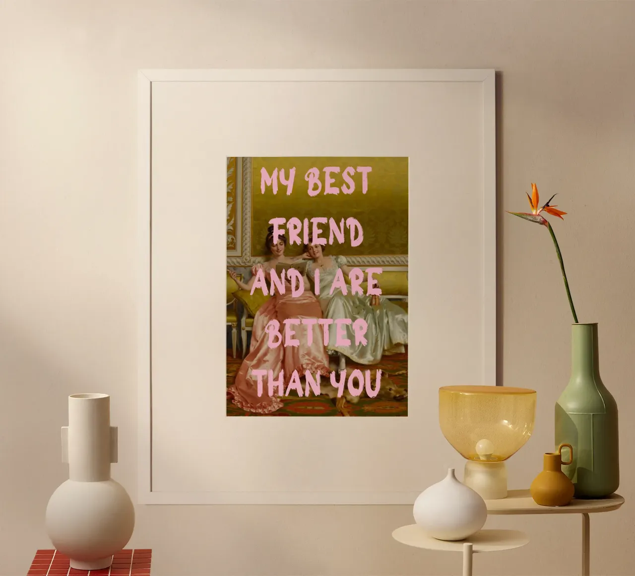 "Better Than You" - Pop Art, Remix classico, Umoristico, Amico carta hahnemühle da NorwesClub