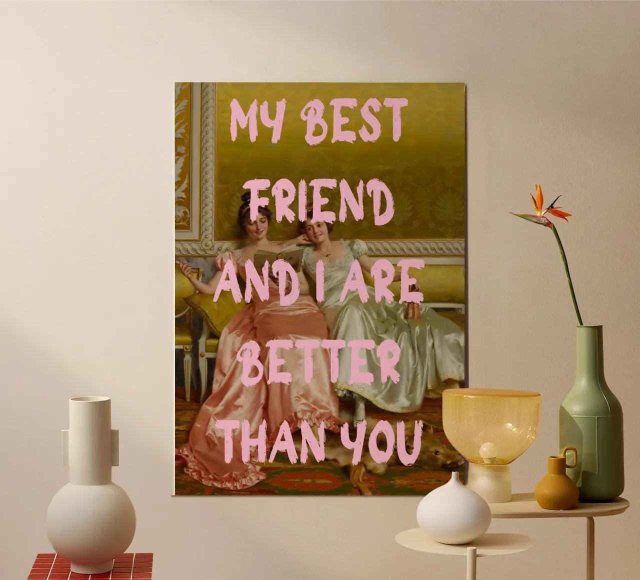 "Better Than You" - Pop Art, Remix classico, Umoristico, Amico carta hahnemühle da NorwesClub