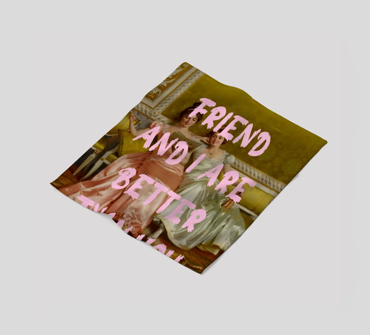 "Better Than You" - Pop Art, Remix classico, Umoristico, Amico coperta in pile da NorwesClub