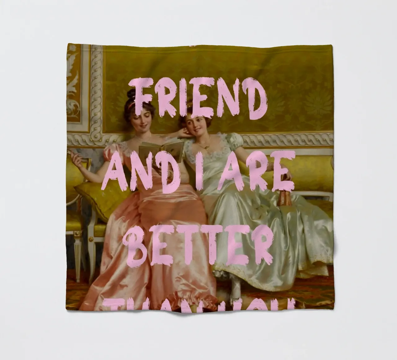 "Better Than You" - Pop Art, Remix classico, Umoristico, Amico coperta in pile da NorwesClub