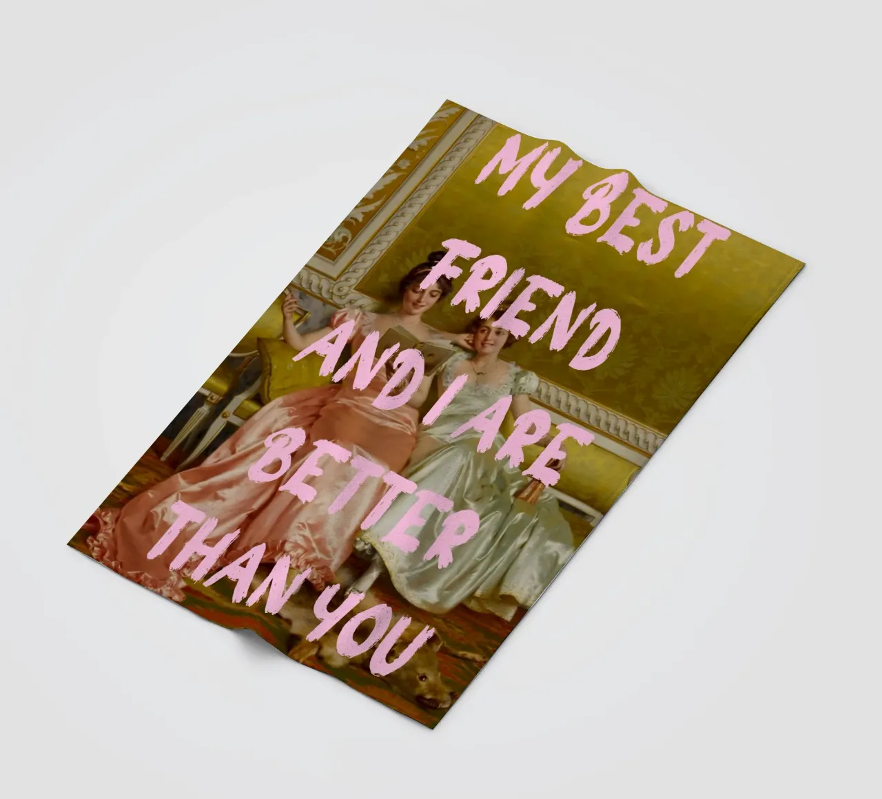 "Better Than You" - Pop Art, Remix classico, Umoristico, Amico coperta in pile da NorwesClub