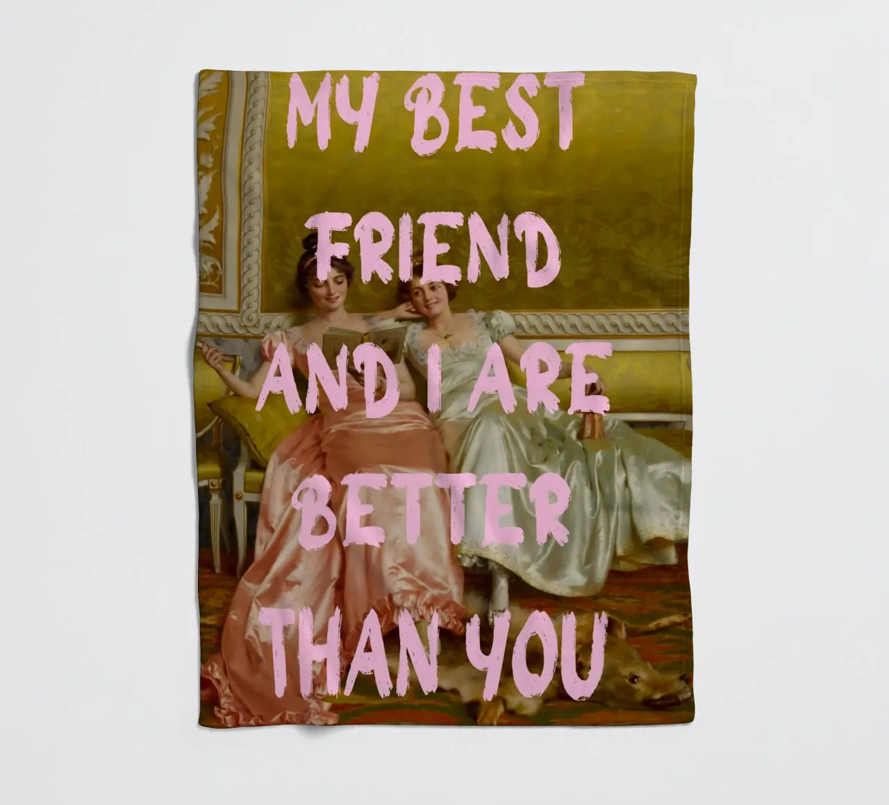 "Better Than You" - Pop Art, Remix classico, Umoristico, Amico coperta in pile da NorwesClub