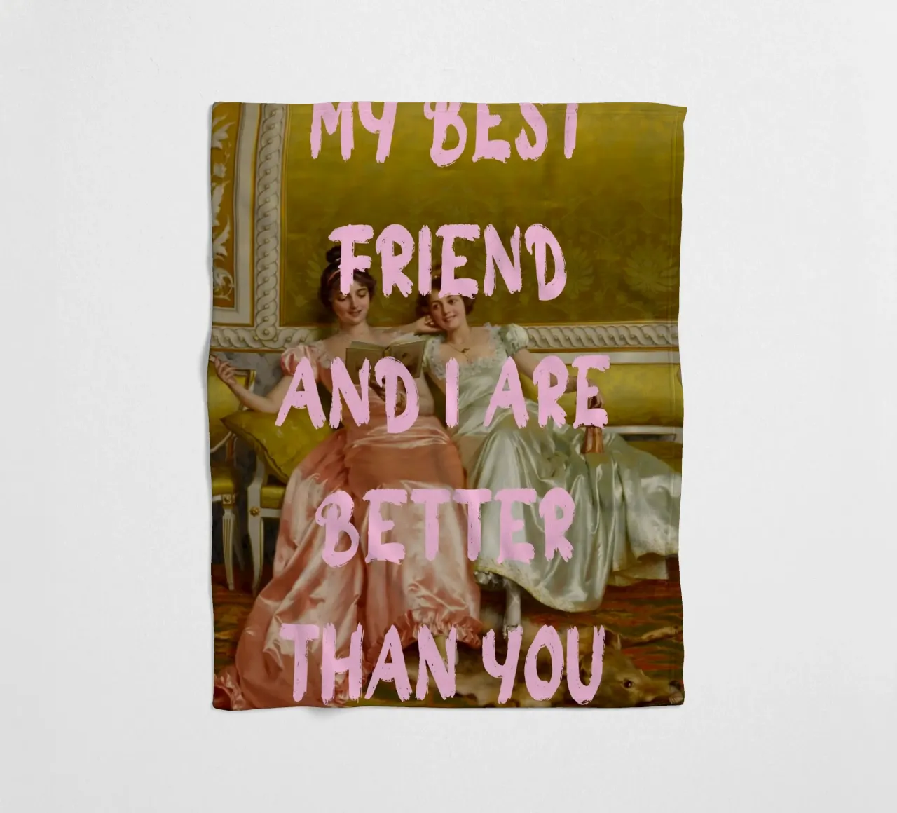 "Better Than You" - Pop Art, Remix classico, Umoristico, Amico coperta in pile da NorwesClub