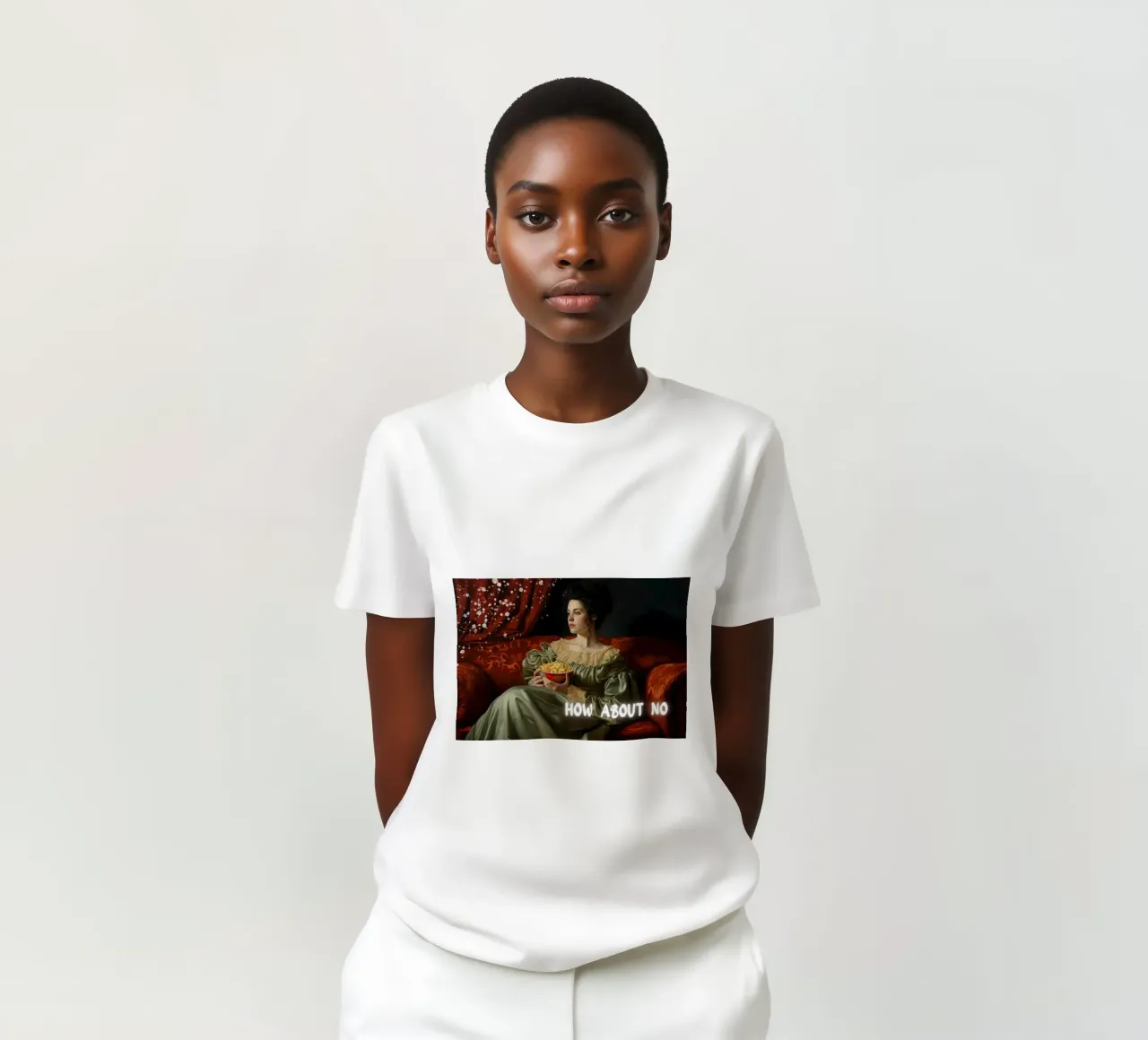 "How About No" - Pop Art, Remix classico, umoristico, moderno Tw t-shirt da NorwesClub