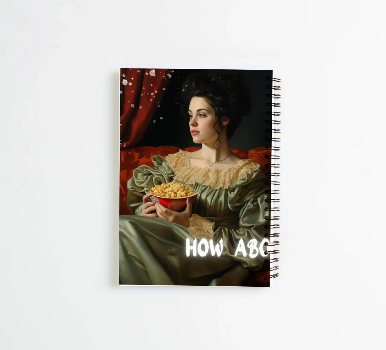 "How About No" - Pop Art, Remix classico, umoristico, moderno Tw diario ad anelli da NorwesClub