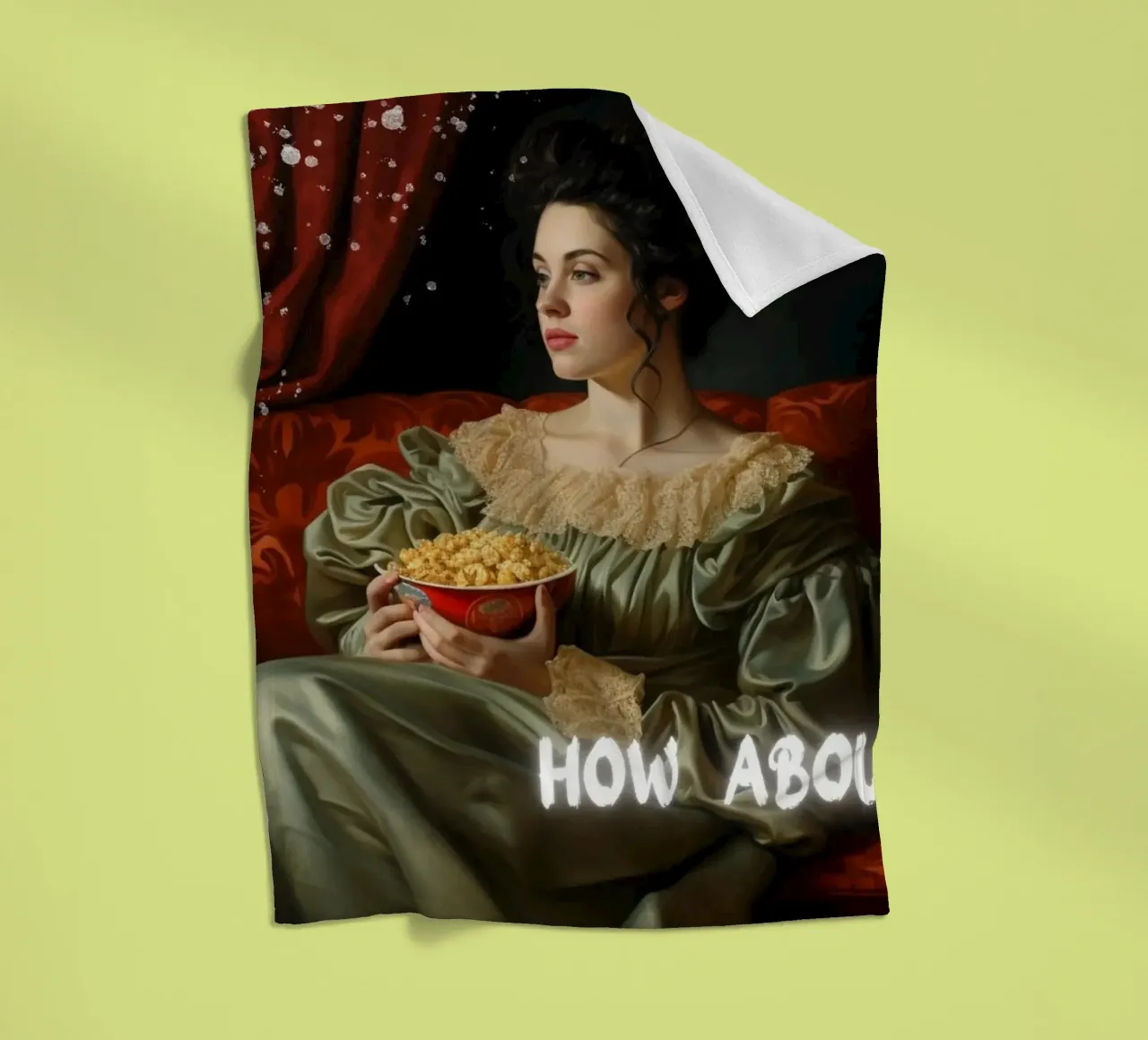 "How About No" - Pop Art, Remix classico, umoristico, moderno Tw coperta in pile da NorwesClub