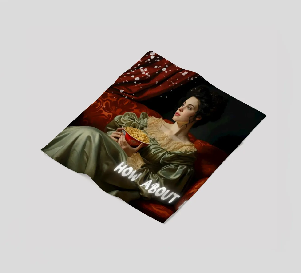 "How About No" - Pop Art, Remix classico, umoristico, moderno Tw coperta in pile da NorwesClub