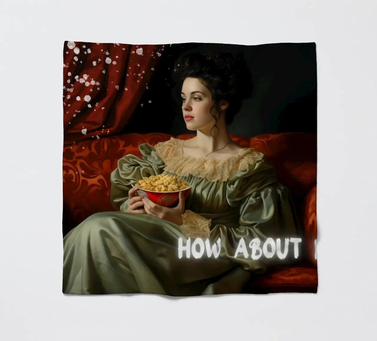 "How About No" - Pop Art, Remix classico, umoristico, moderno Tw coperta in pile da NorwesClub