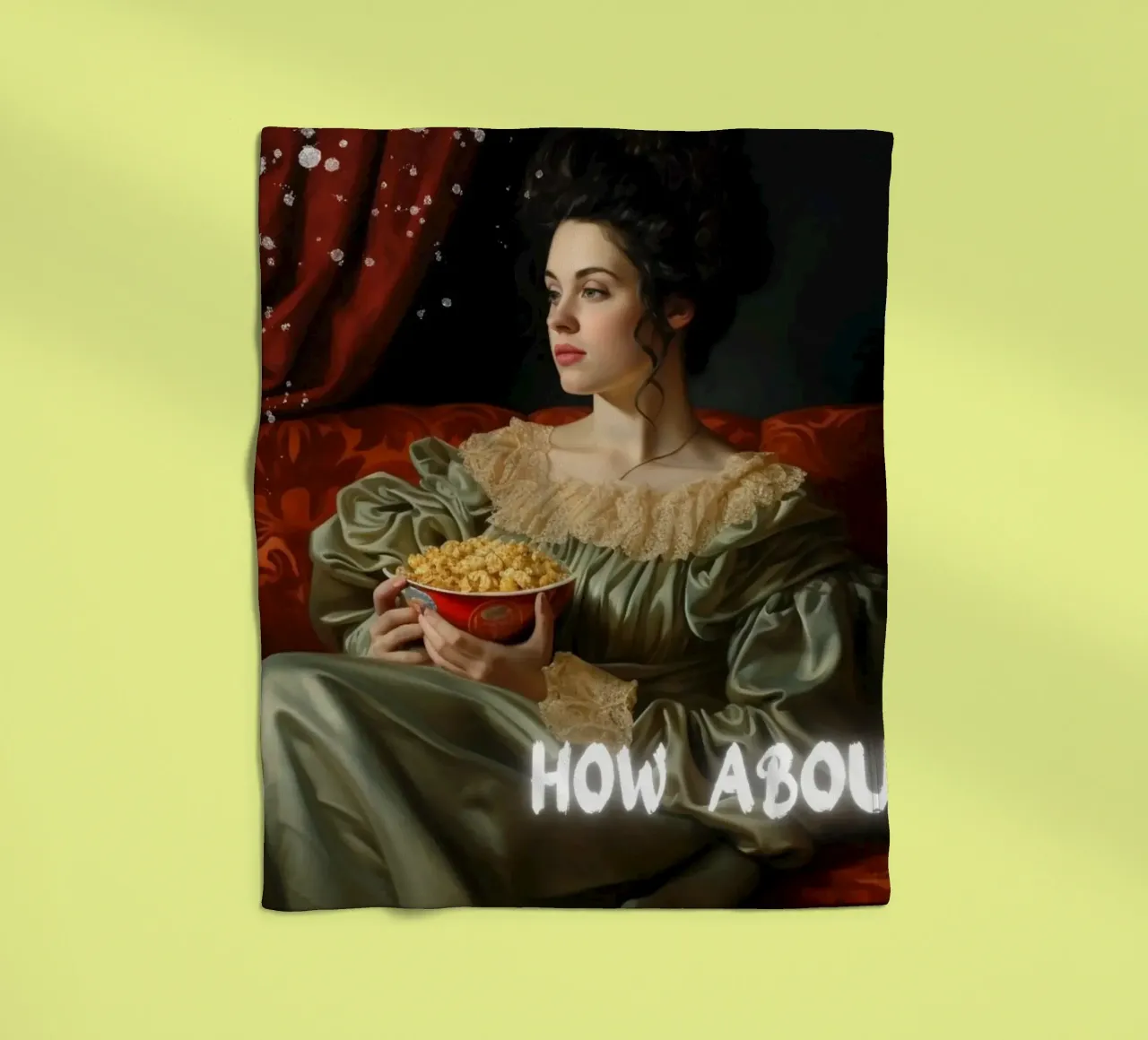 "How About No" - Pop Art, Remix classico, umoristico, moderno Tw coperta in pile da NorwesClub