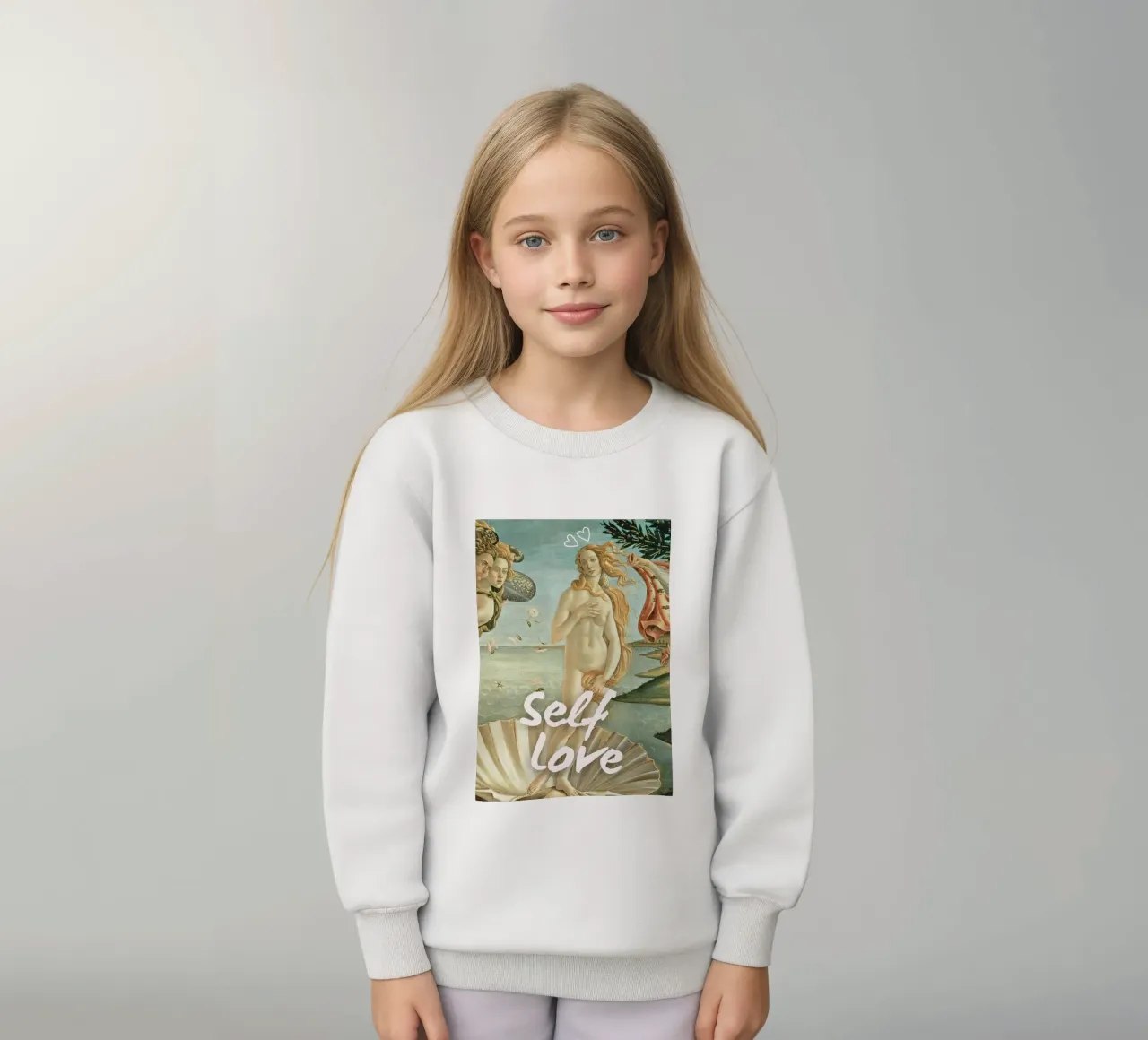 "Self Love Venus" - Botticelli Remix, Diosa, Empoderamiento, sudadera para niño de NorwesClub