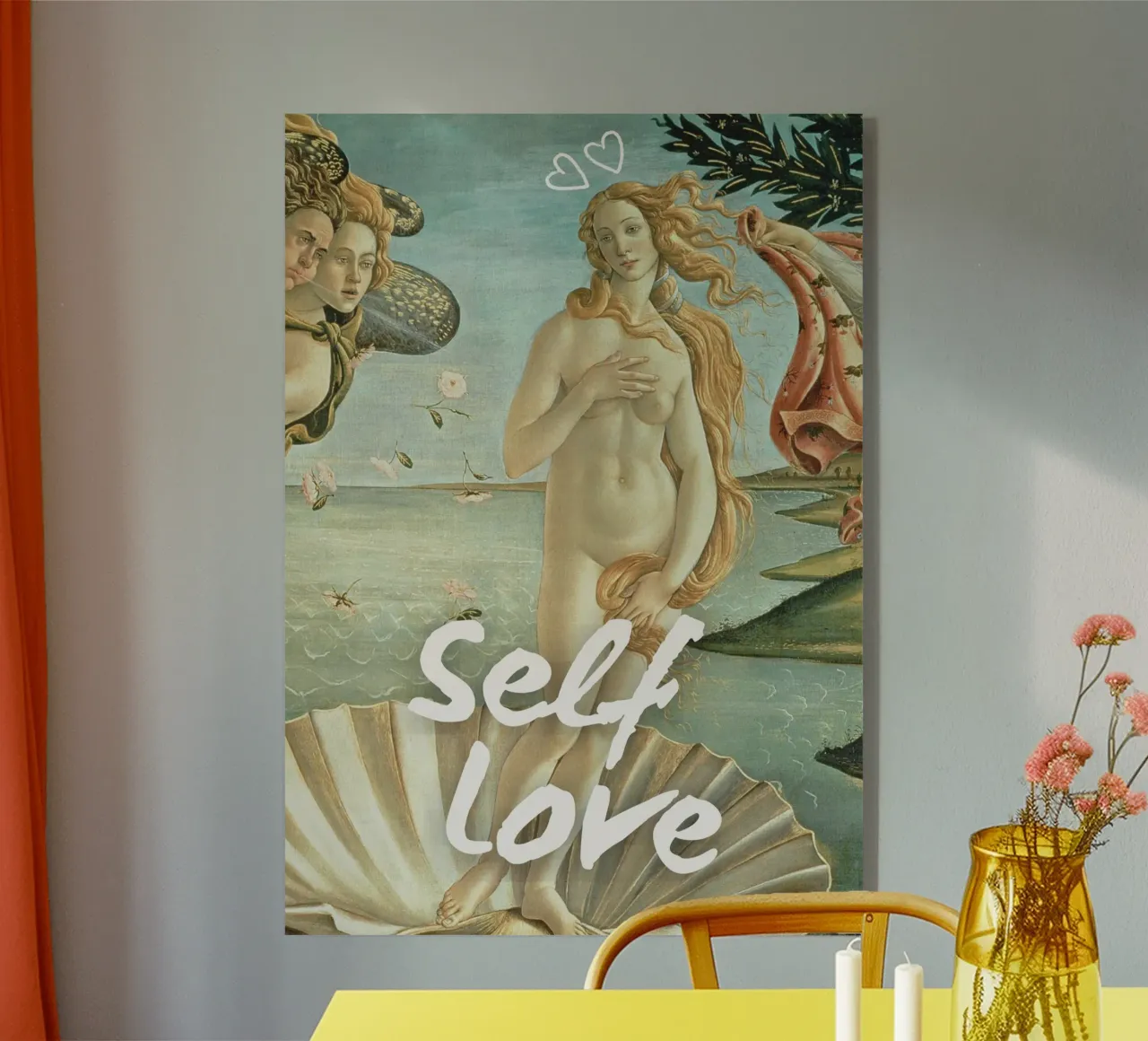 "Self Love Venus" - Botticelli Remix, Diosa, Empoderamiento, metacrilato de NorwesClub