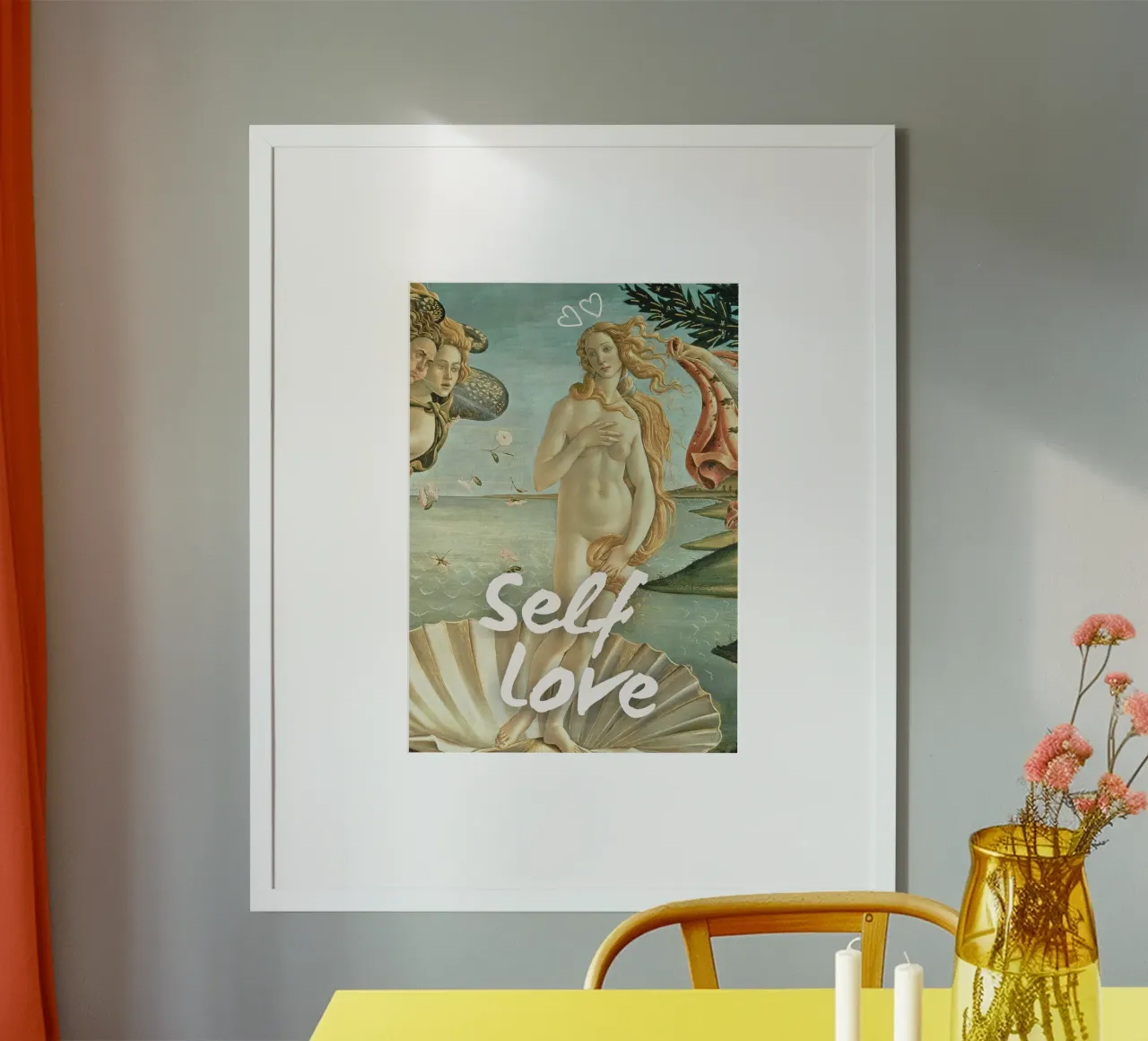 "Self Love Venus" - Botticelli Remix, Diosa, Empoderamiento, poster de NorwesClub