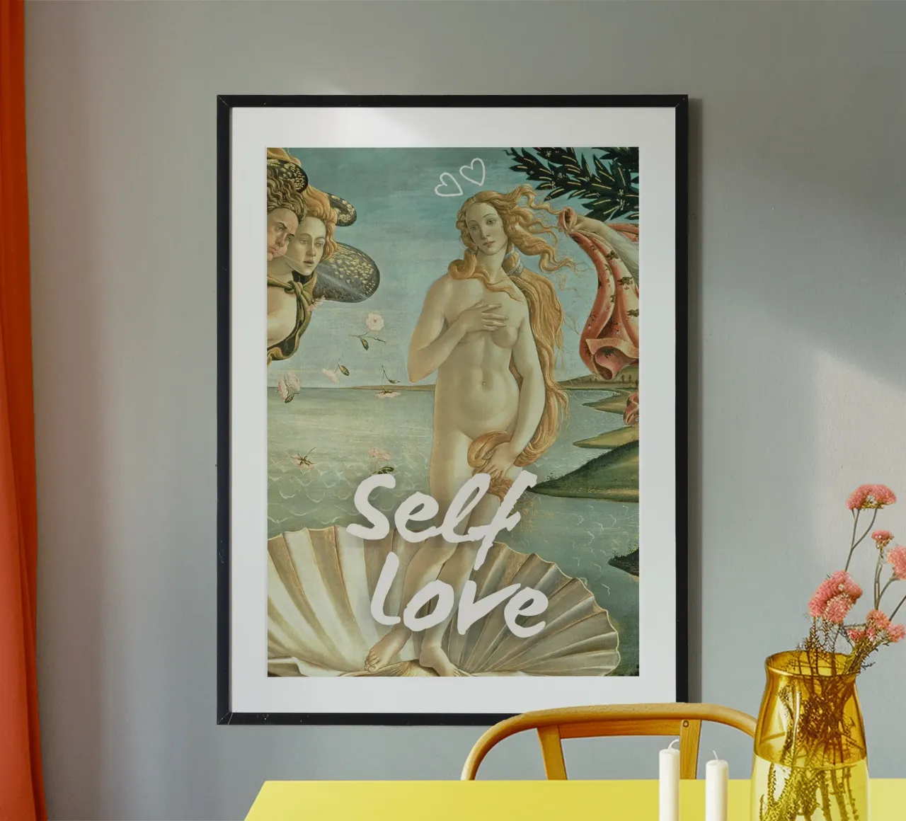 "Self Love Venus" - Botticelli Remix, Diosa, Empoderamiento, poster de NorwesClub