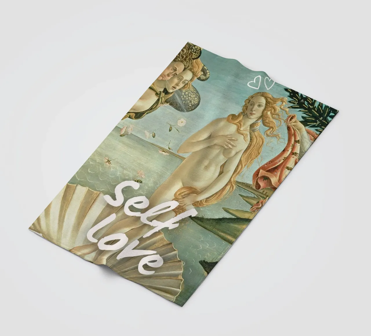 "Self Love Venus" - Botticelli Remix, Diosa, Empoderamiento, manta de franela de NorwesClub