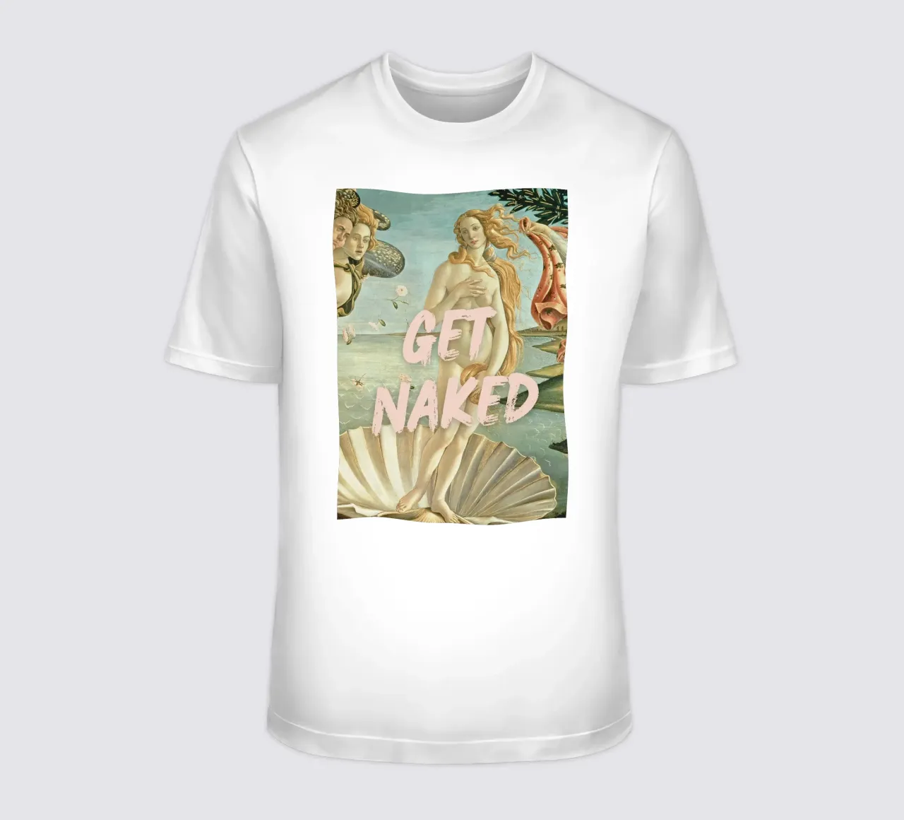 "Nuda, Venere" - Botticelli Remix, Pop Art, Body Positiv t-shirt da NorwesClub