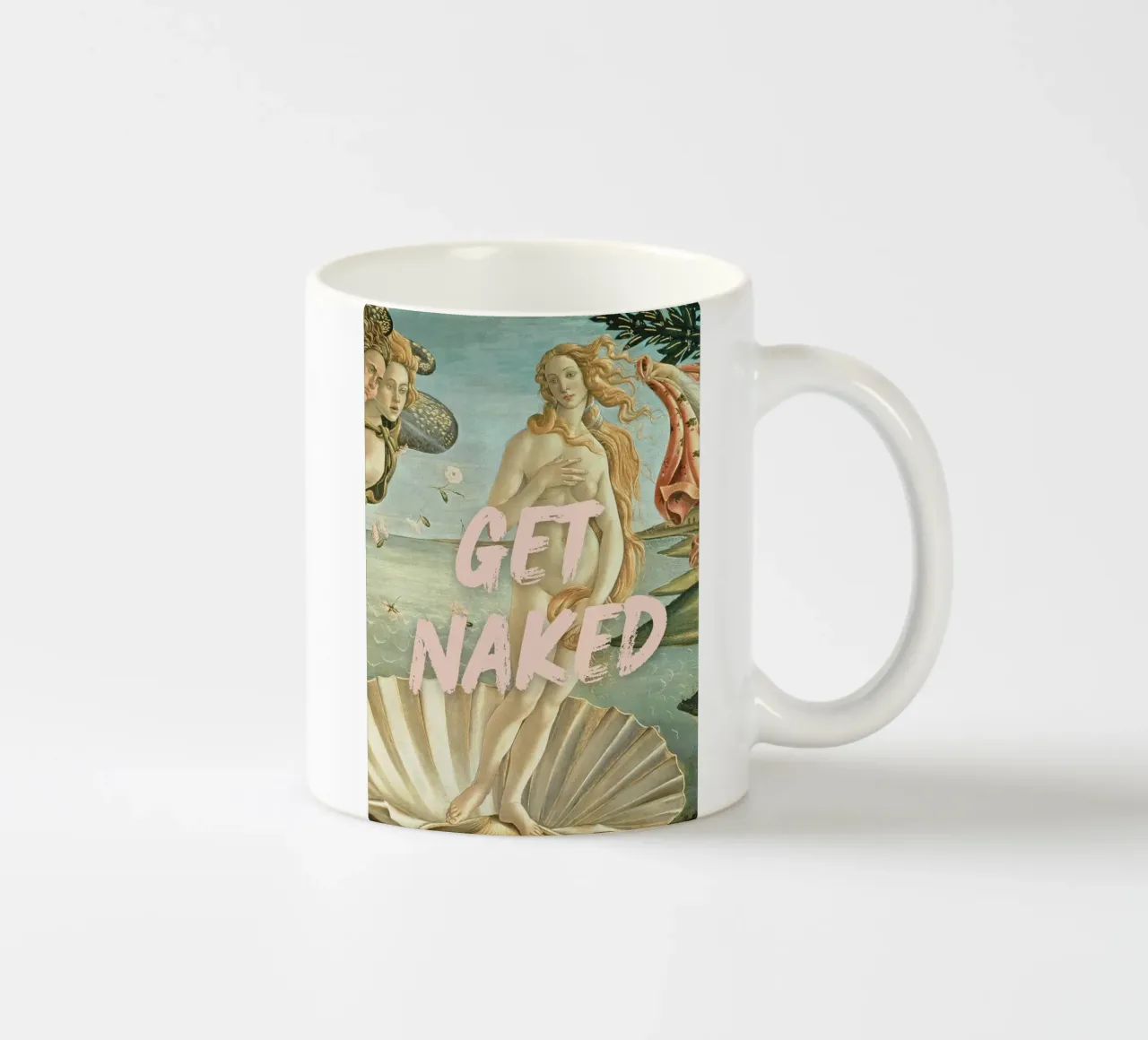 "Nuda, Venere" - Botticelli Remix, Pop Art, Body Positiv tazza in ceramica da NorwesClub