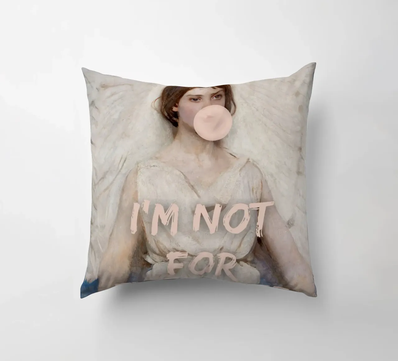 "Non per tutti" - Pop Art, Remix classico, Empowerment, An cuscino da NorwesClub