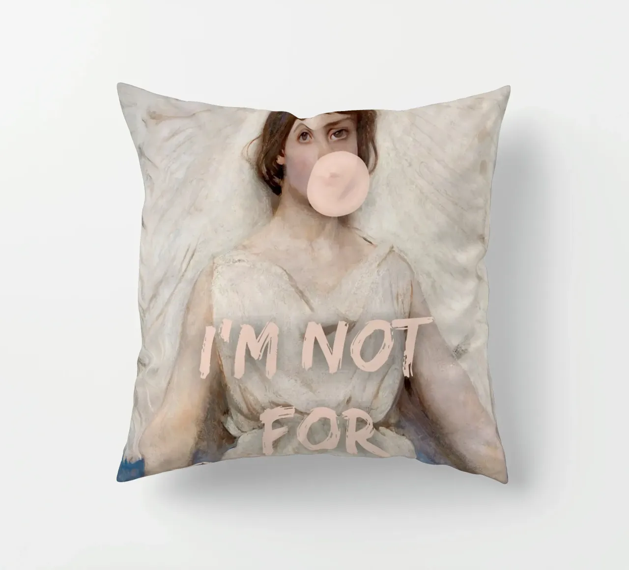 "Non per tutti" - Pop Art, Remix classico, Empowerment, An cuscino da NorwesClub
