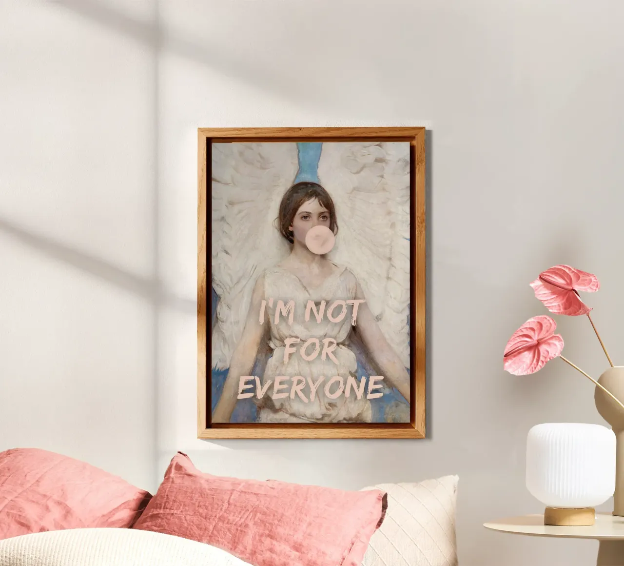 "Non per tutti" - Pop Art, Remix classico, Empowerment, An alluminio dibond da NorwesClub