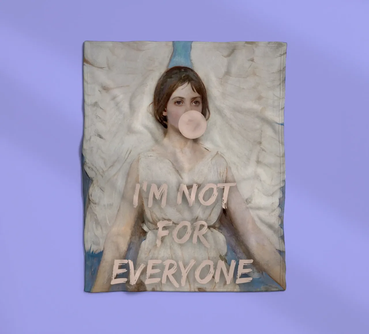 "Non per tutti" - Pop Art, Remix classico, Empowerment, An coperta in pile da NorwesClub