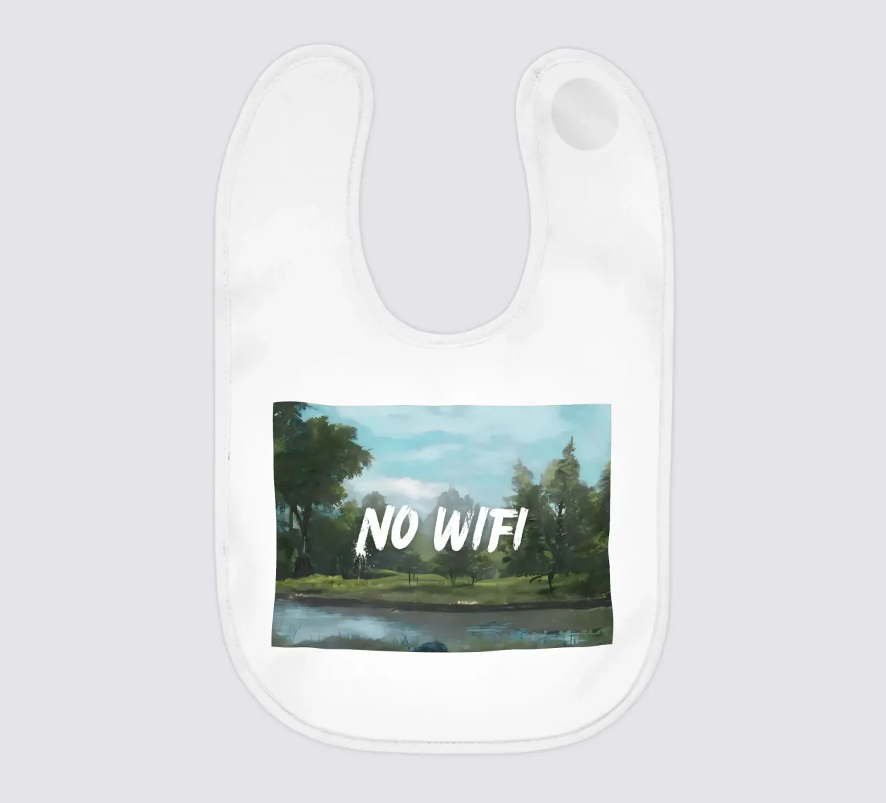 "No Wifi - Riverside" - Mokaky, Paesaggio, Digital Detox, Se bavaglino da NorwesClub