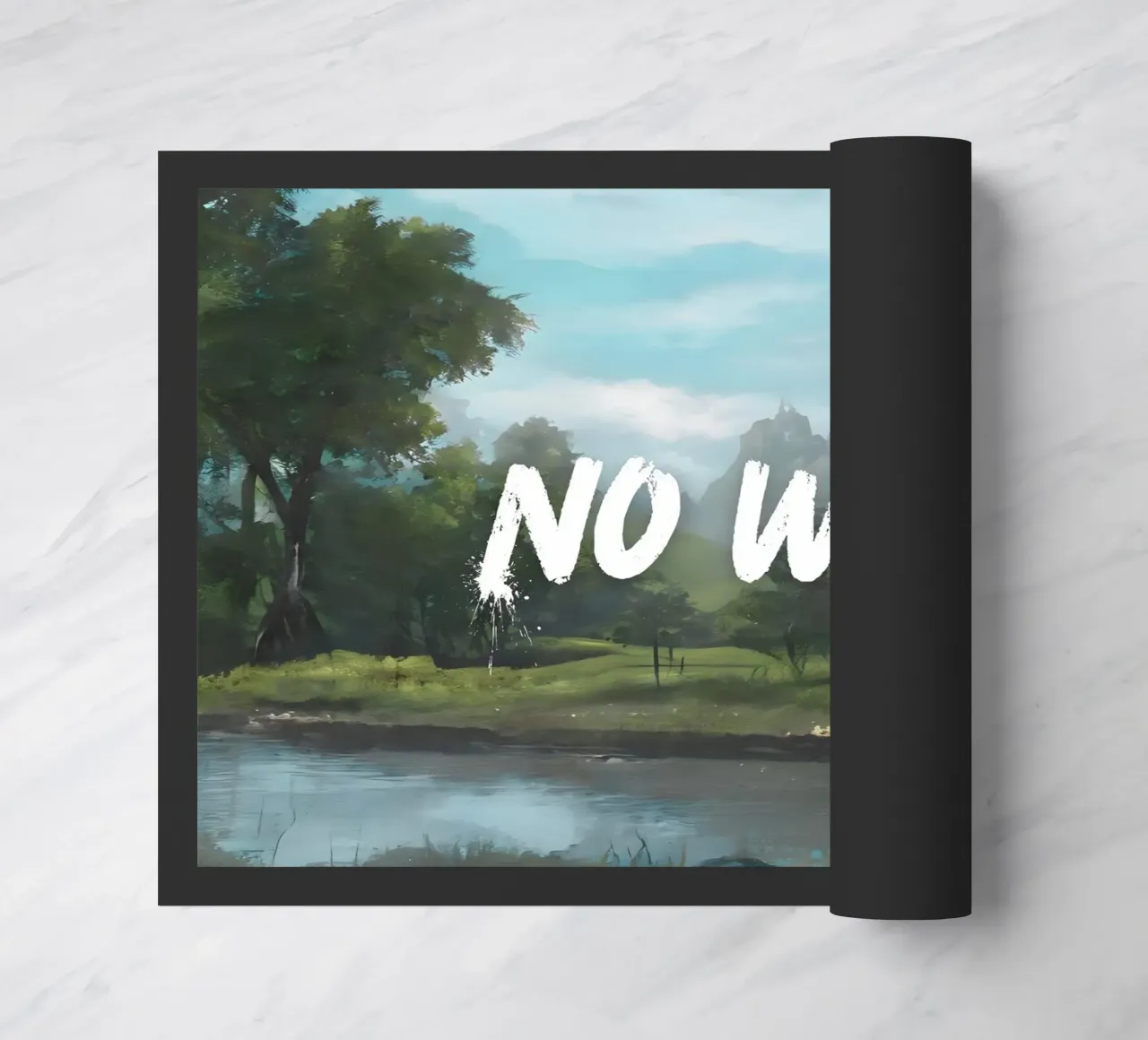 "No Wifi - Riverside" - Mokaky, Paesaggio, Digital Detox, Se zerbino da NorwesClub