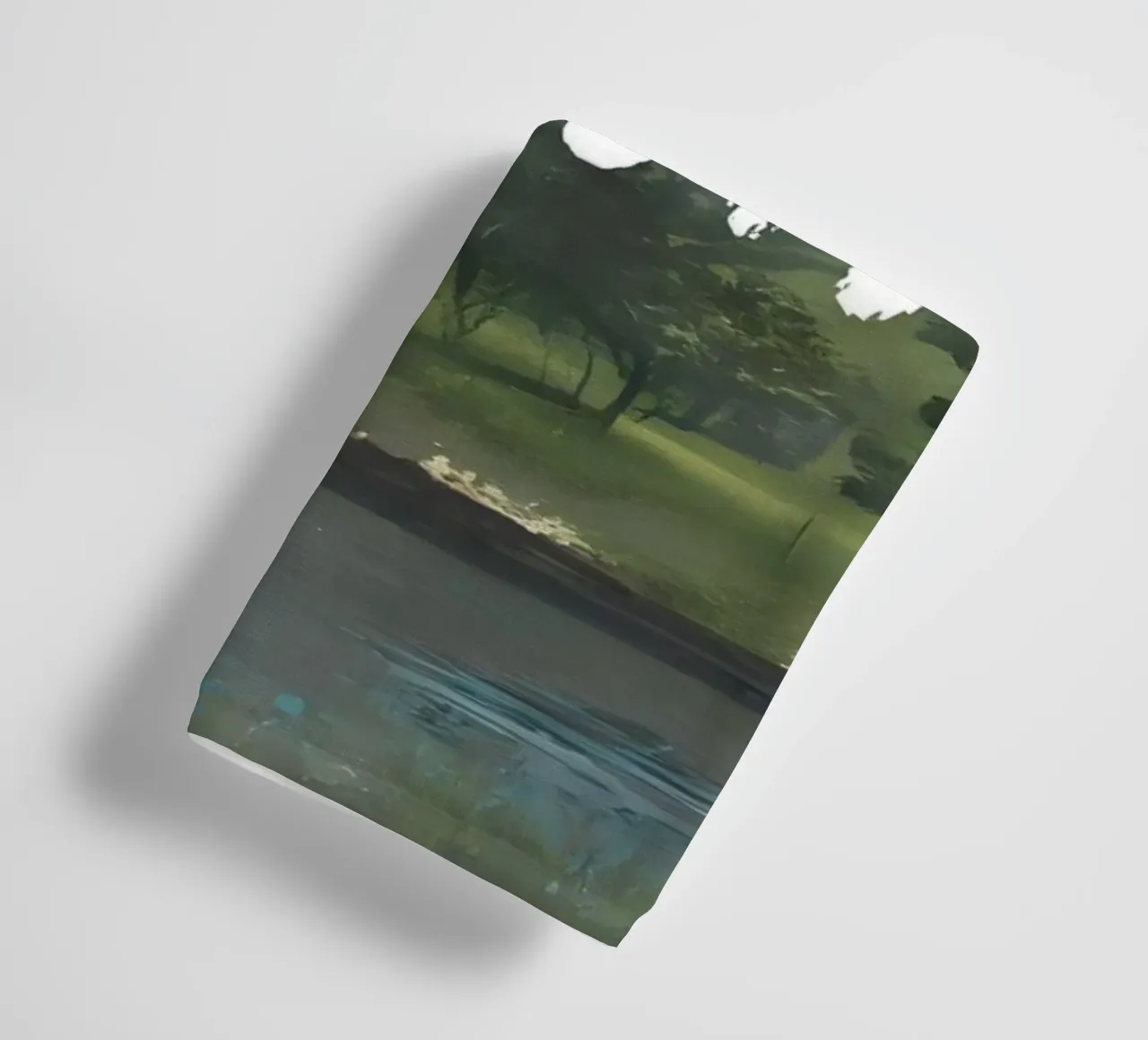 "Geen Wifi - Riverside" - Mokaky, Landschap, Digitale Detox, Se badhanddoek van NorwesClub
