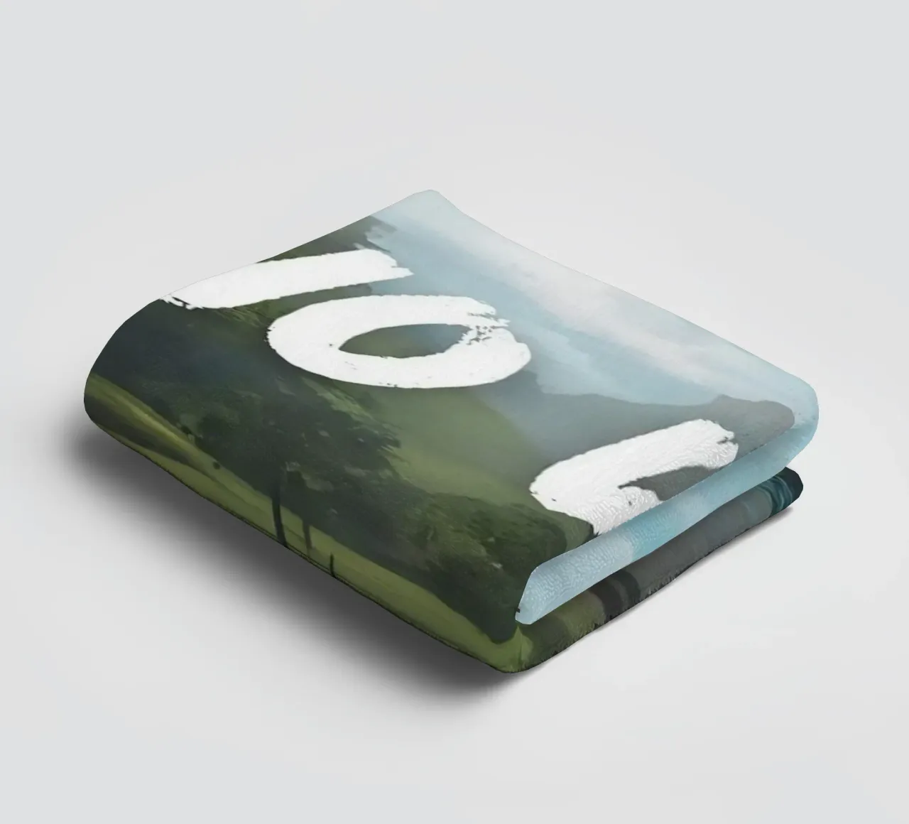 "Geen Wifi - Riverside" - Mokaky, Landschap, Digitale Detox, Se badhanddoek van NorwesClub