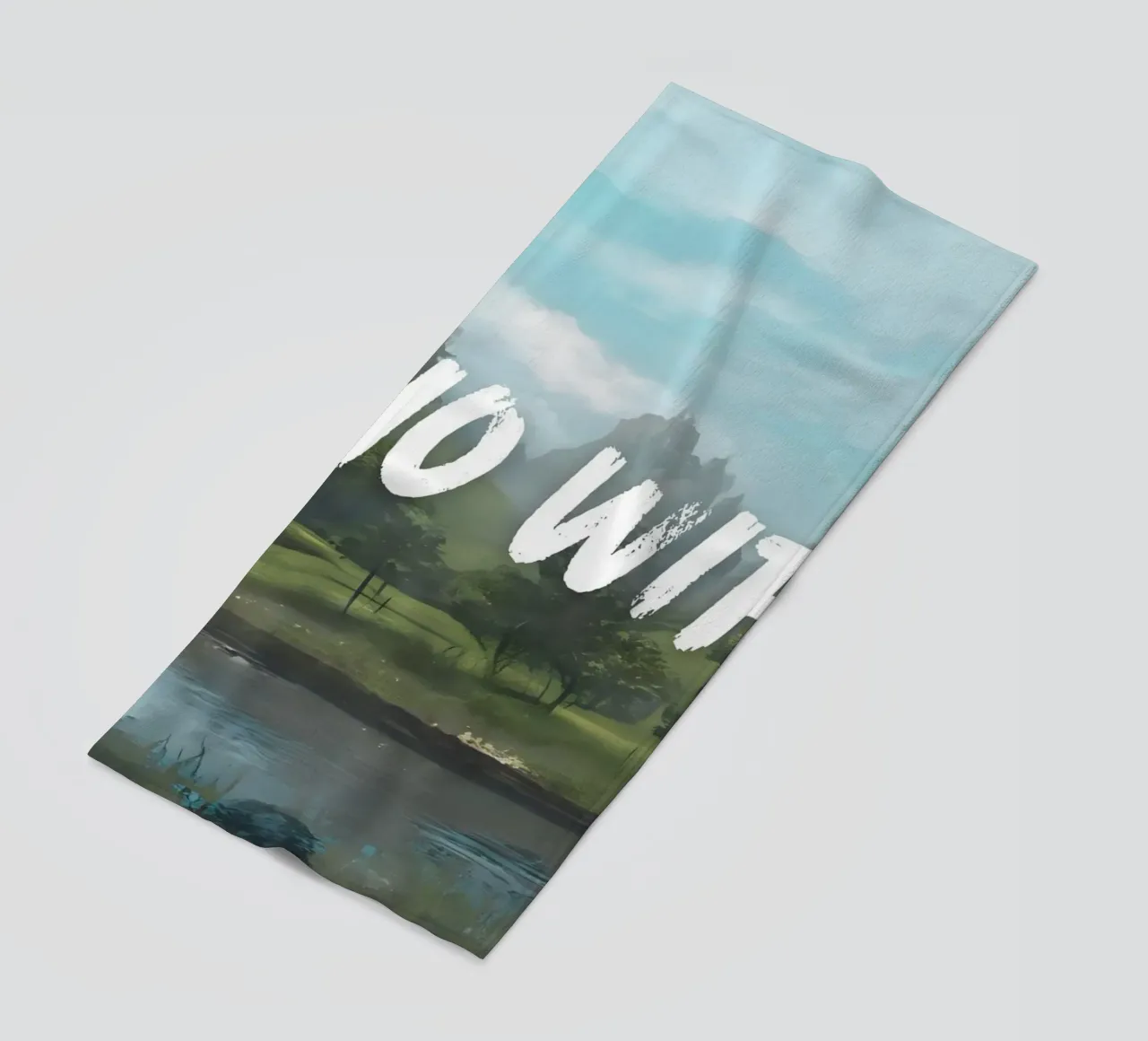 "No Wifi - Riverside" - Mokaky, Paesaggio, Digital Detox, Se telo mare da NorwesClub