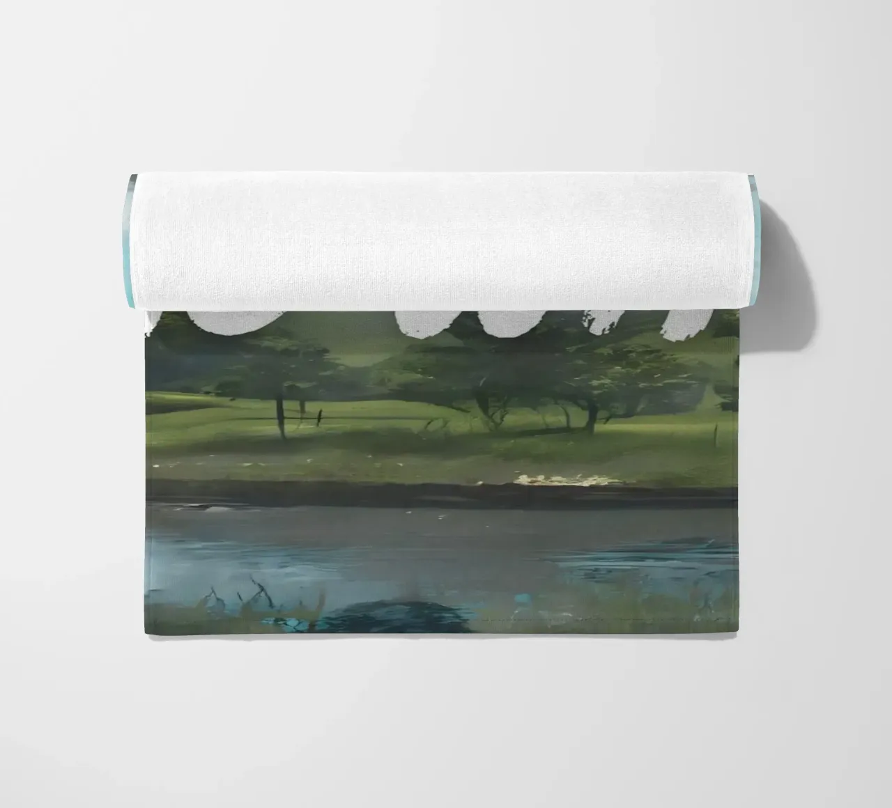 "No Wifi - Riverside" - Mokaky, Paesaggio, Digital Detox, Se telo mare da NorwesClub