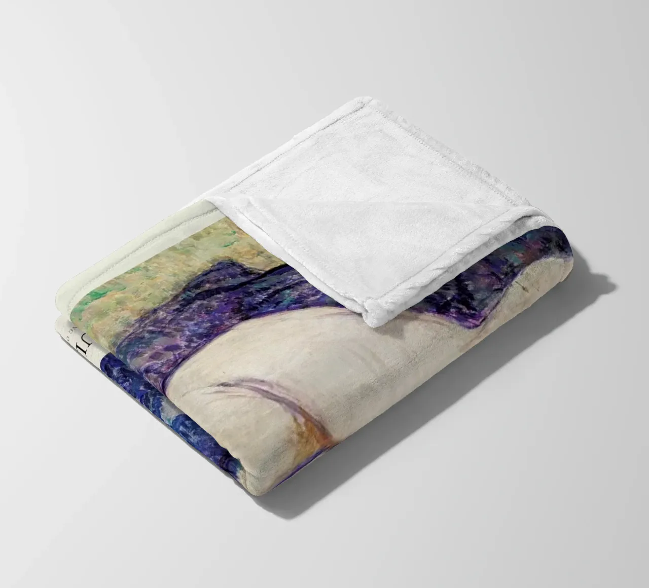 Toulouse-Lautrec - Nude Lying on a Couch coperta in pile da Vintage by JUNIQE